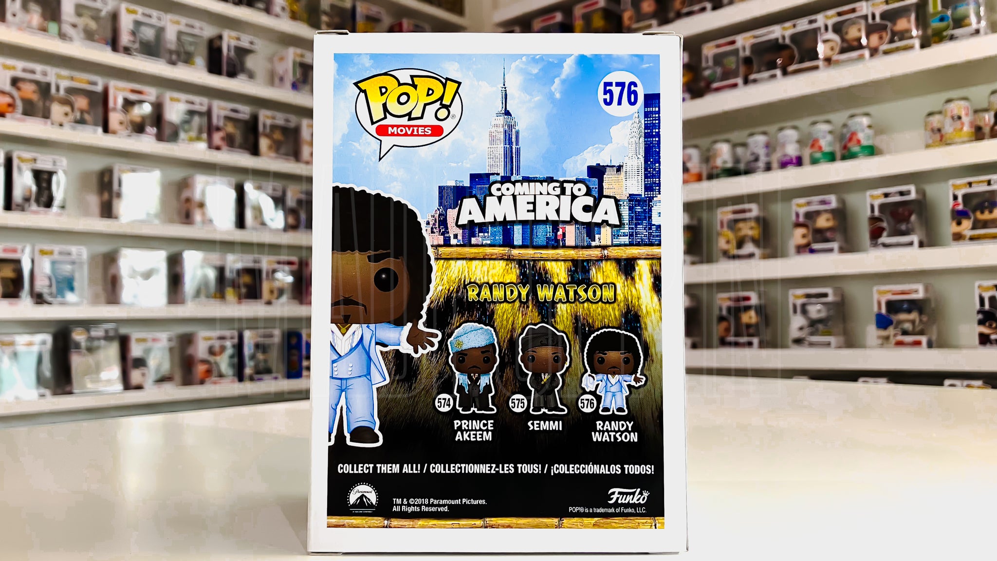 Funko Pop Movies Coming to America Randy Watson Funko-Shop.com Exclusive 576