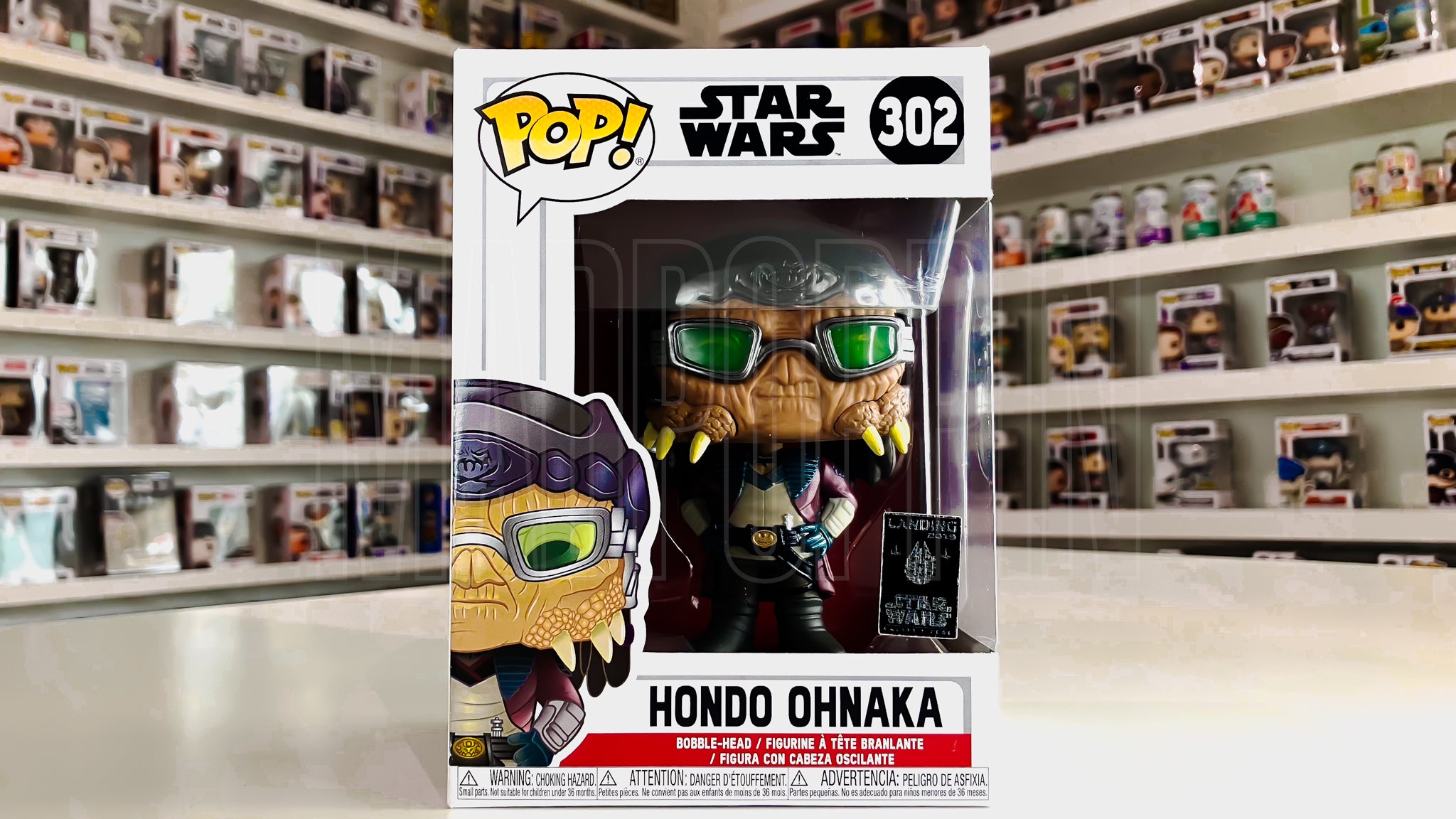 Funko Pop Star Wars Galaxy's Edge Landing Hondo Ohnaka Disney Parks 302