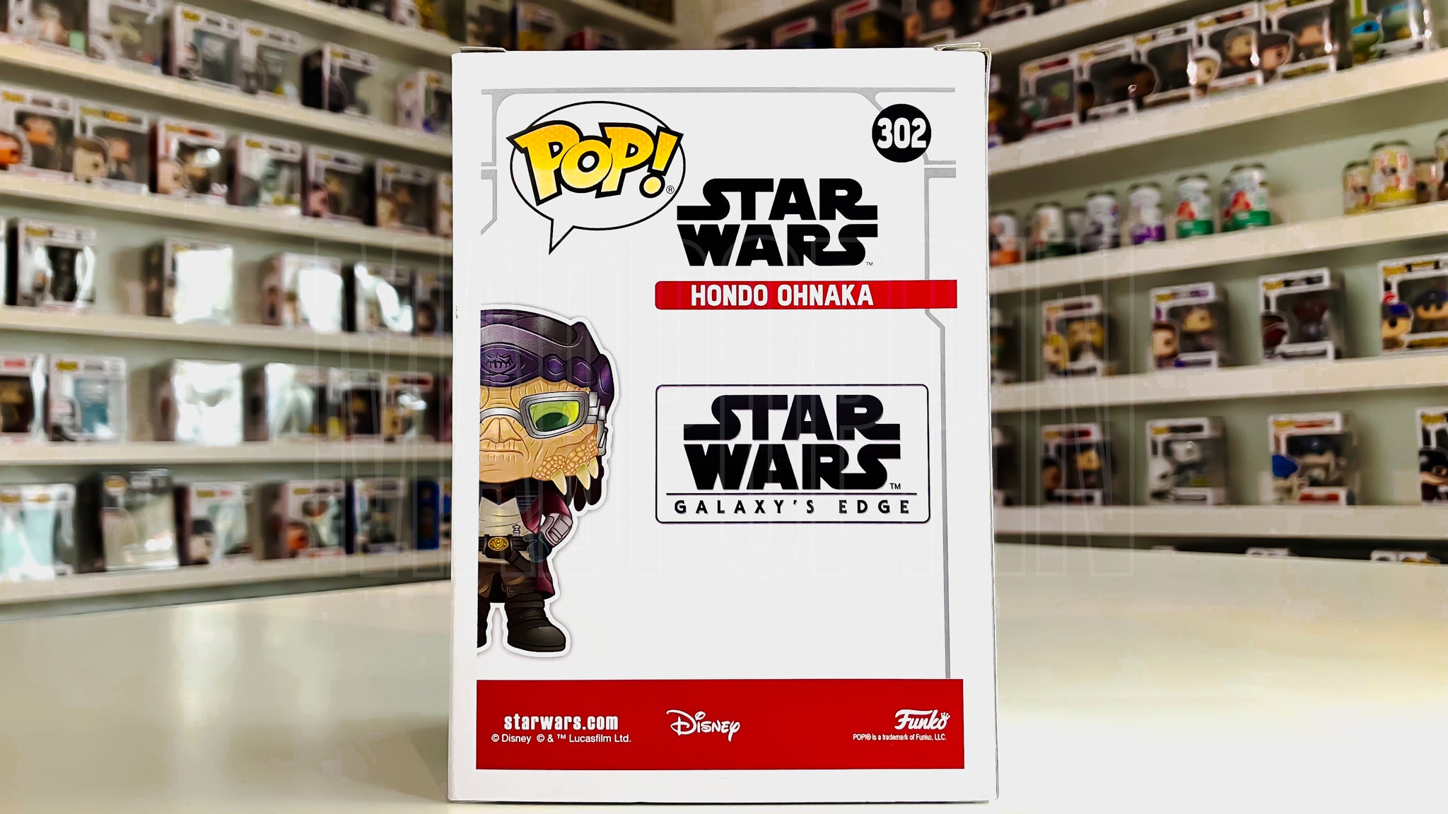 Funko Pop Star Wars Galaxy's Edge Landing Hondo Ohnaka Disney Parks 302