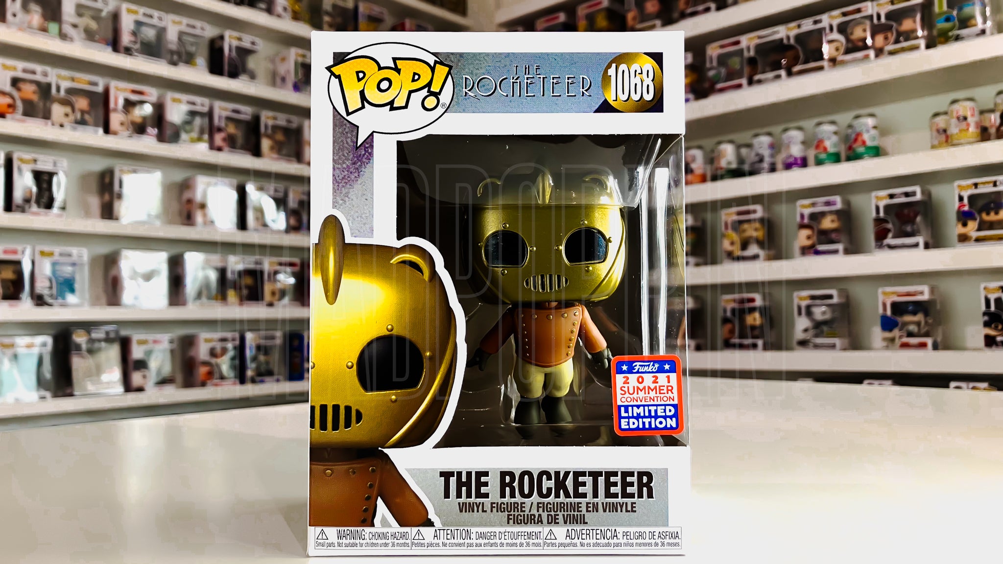 Funko Pop The Rocketeer Flying Summer Convention Limited Edition 1068