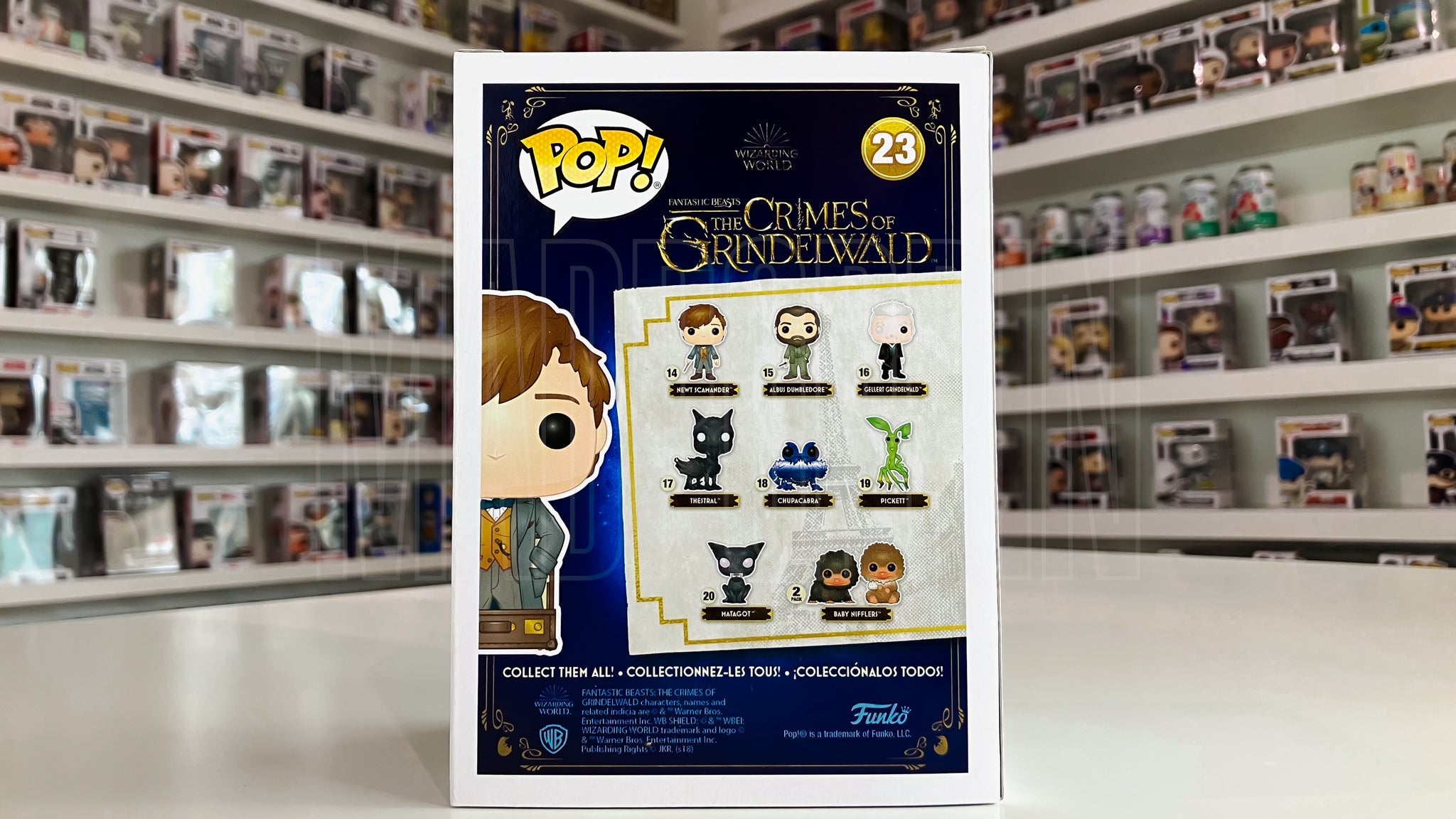 Funko Pop Fantastic Beasts The Crimes of Grindelwald Newt Scamander In Suitcase 23