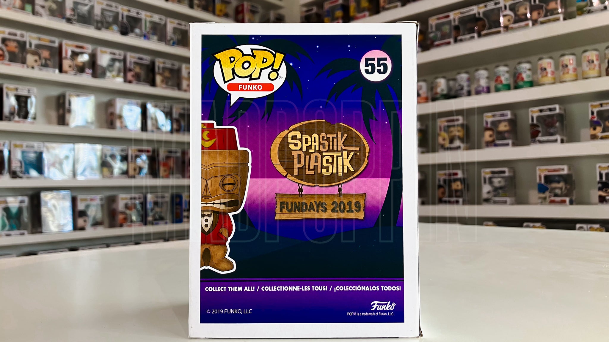 Funko Pop Spastik Plastik Fundays 2019 Dino San Diego Comic Con 1600 pcs #55