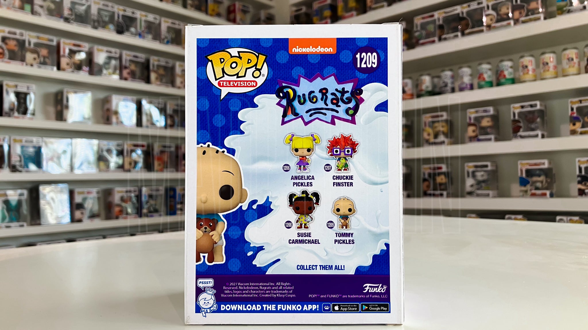 Funko Pop TV Nickelodeon Rugrats Tommy Pickles w/Teddy Bear 1209