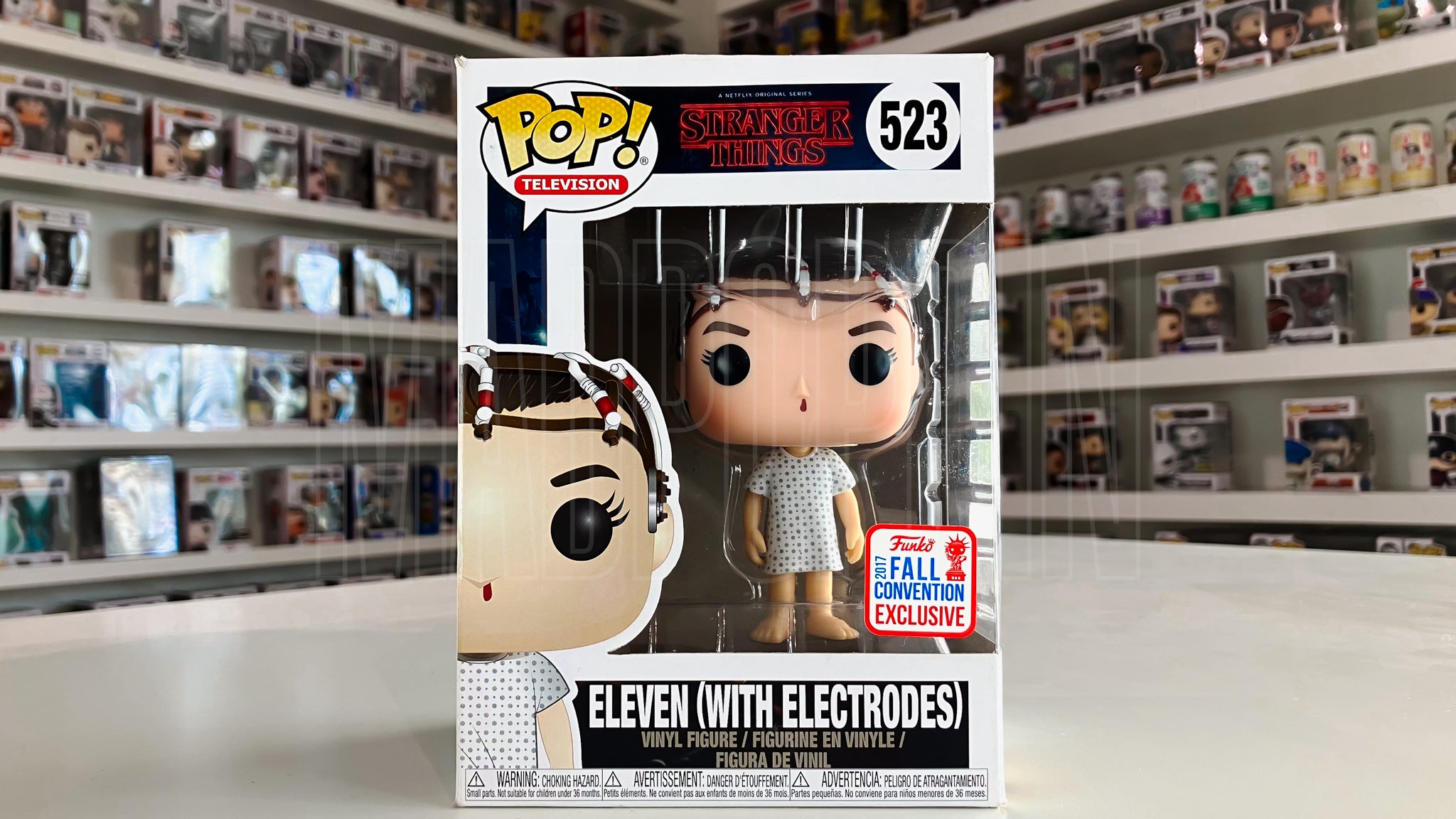 Funko Pop TV Stranger Things Eleven w/ Electrodes Fall Convention NYCC 523