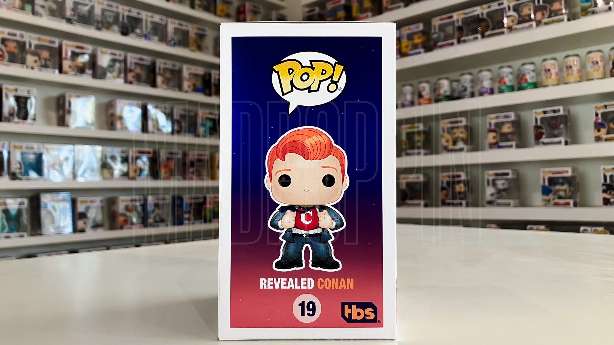 Funko Pop TV TBS Conan O'Brien Clark Kent GaneStop Exclusive 19