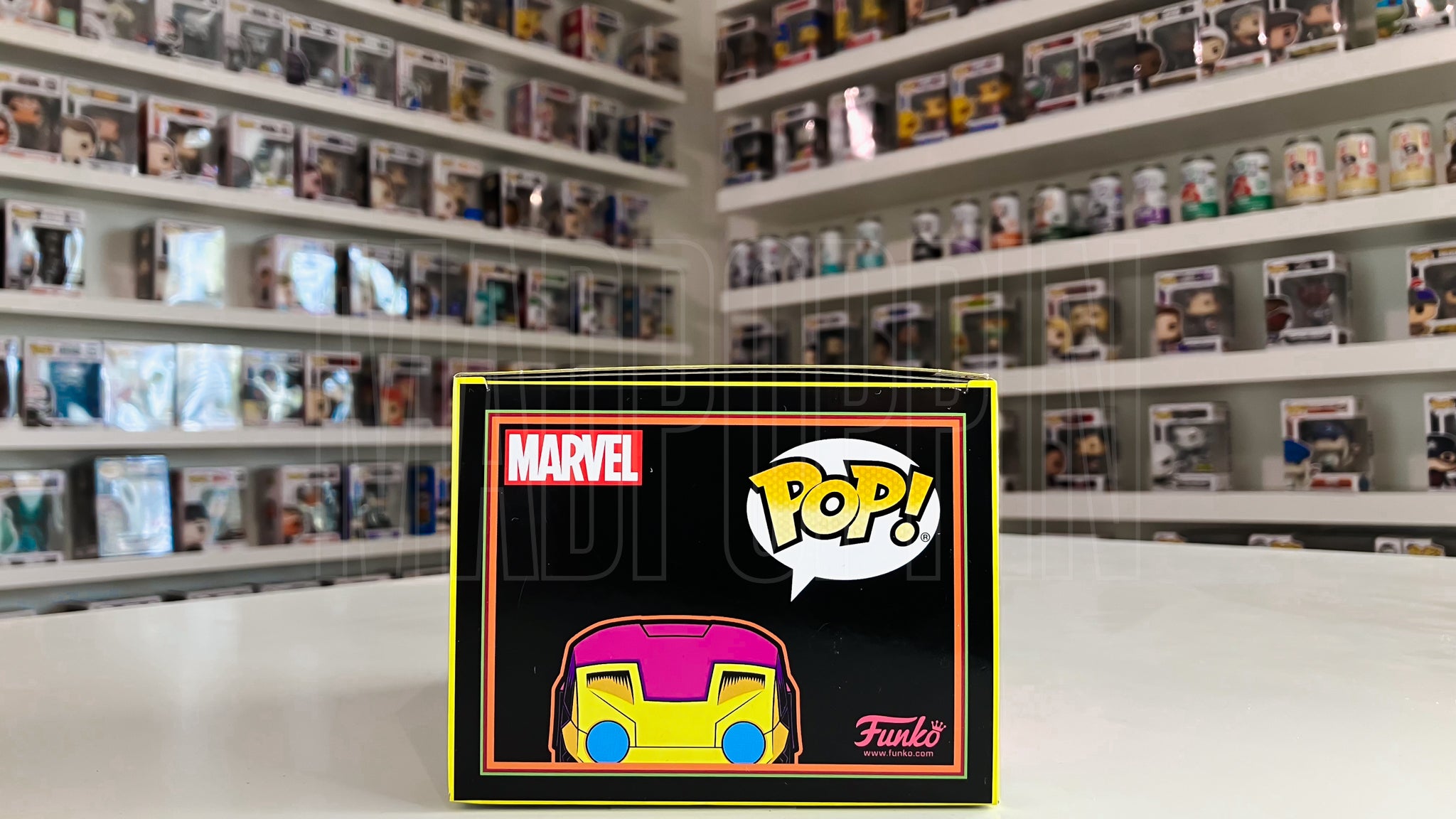 Funko Pop Marvel Iron Man Blacklight Target Exclusive 649