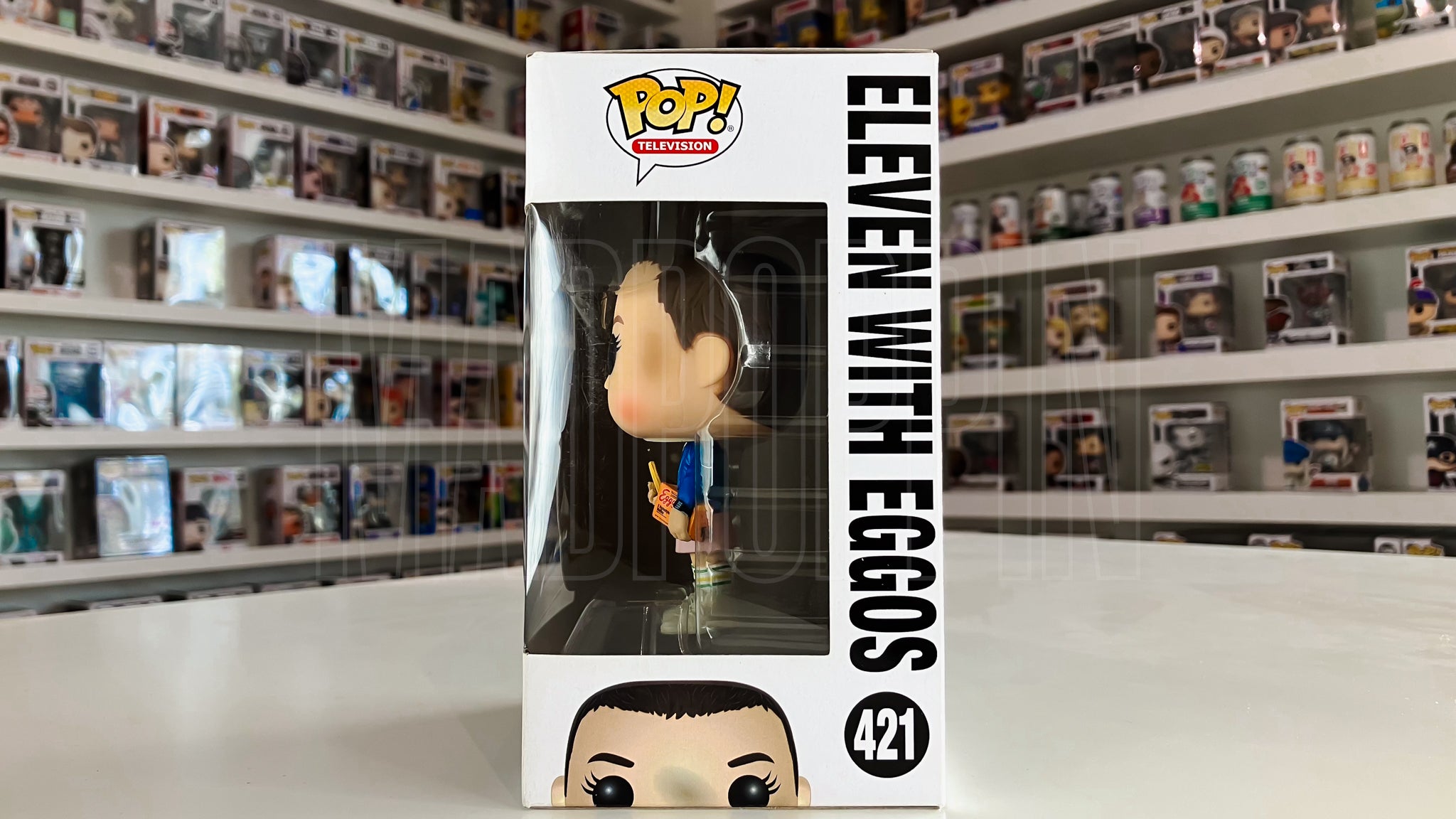 Funko Pop TV Netflix Original Series Stranger Things Eleven w/ Eggos Vaulted 421