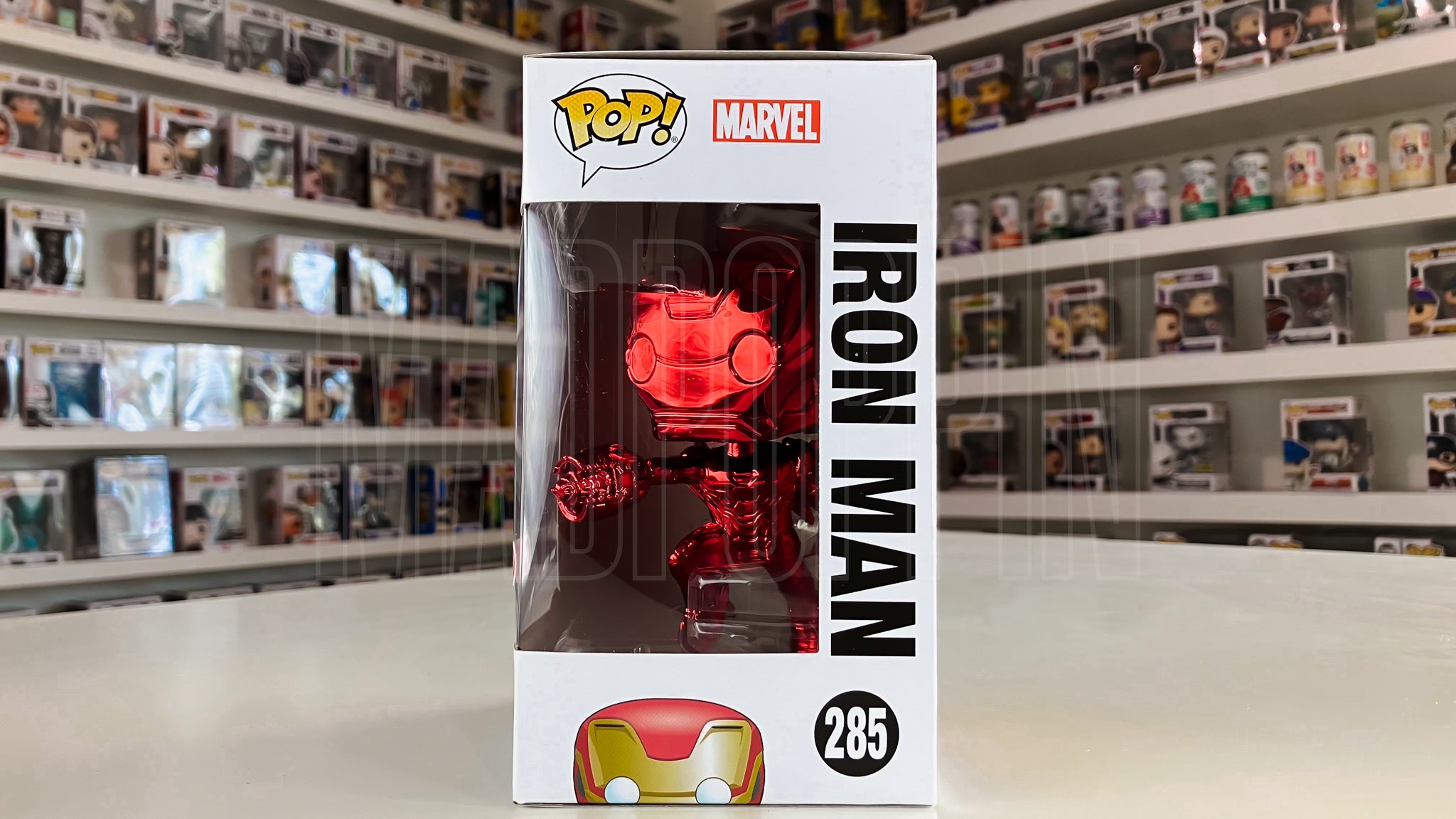 Funko Pop Marvel Avengers Infinity War Iron Man Red Chrome Target Exclusive 285