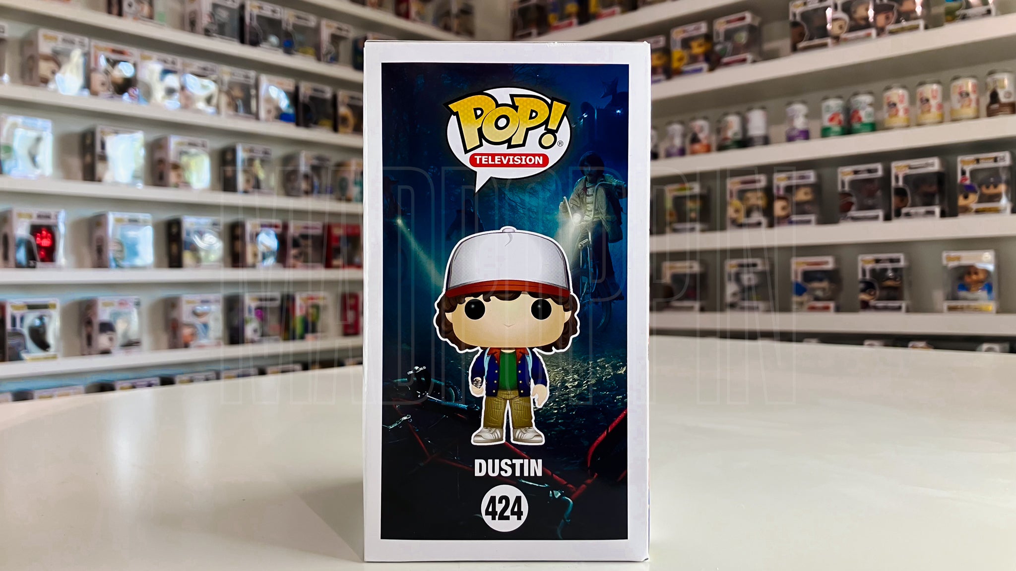 Funko Pop TV Netflix Original Series Stranger Things Dustin Vaulted 424