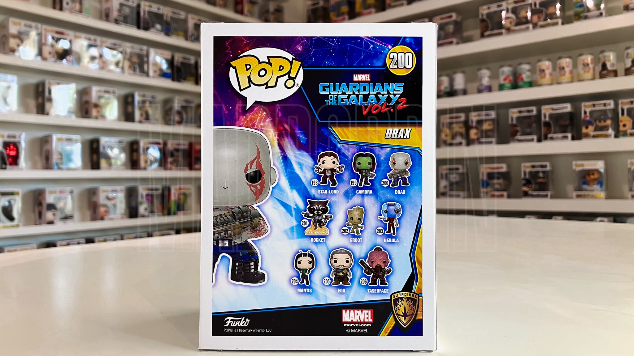 Funko Pop Marvel Guardians of the Galaxy Vol. 2 Drax Vaulted 200