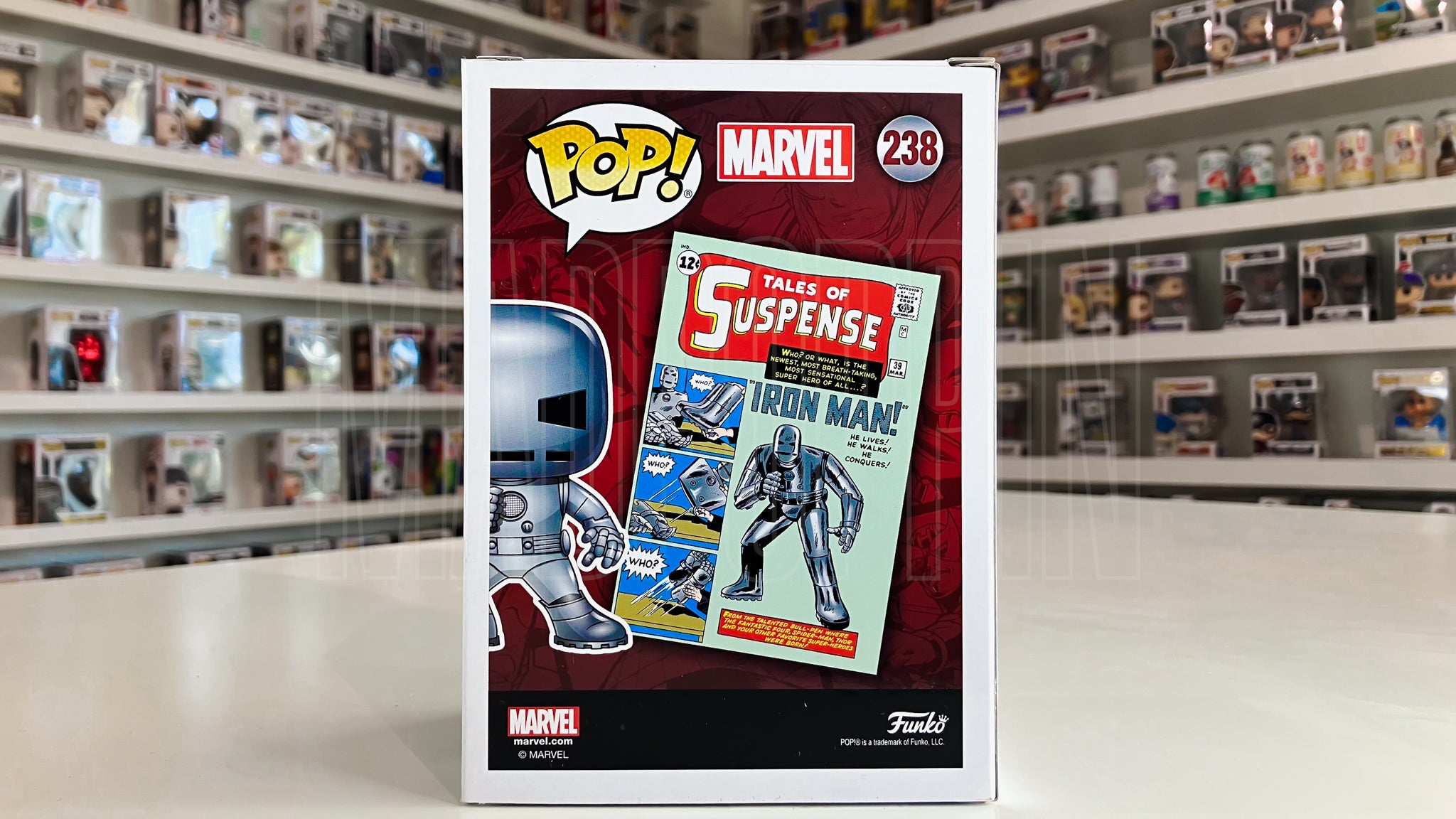 Funko Pop Marvel Collector Corps Iron Man Tales of Suspense 238