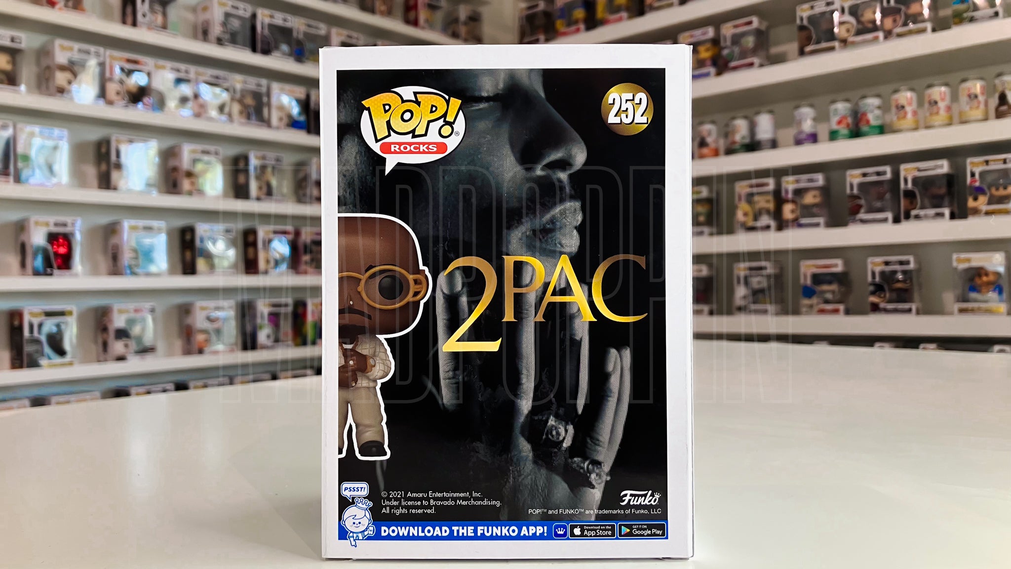 Funko Pop Rocks Tupac Shakur Loyal to the Game 252