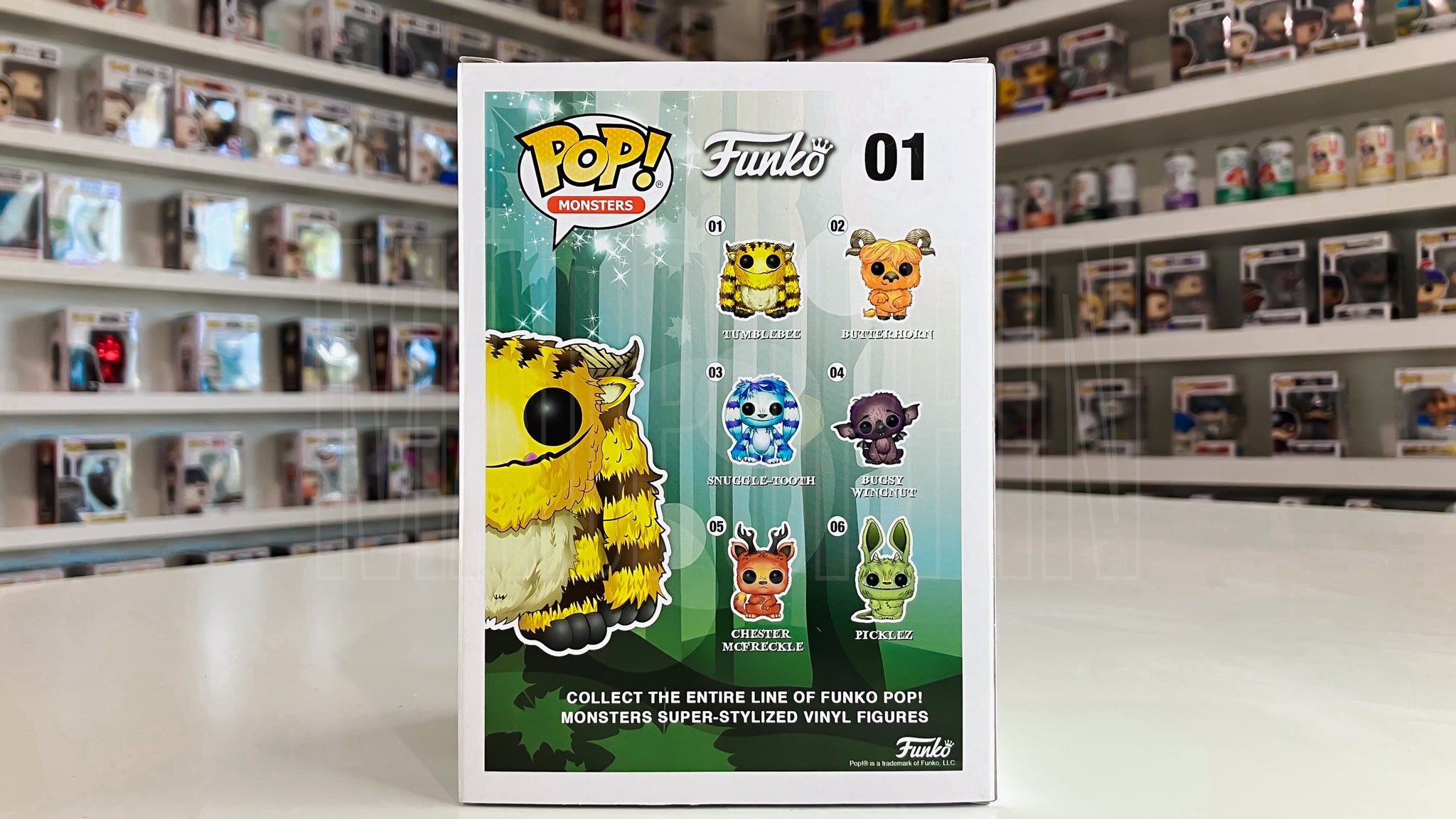 Funko Pop Wetmore Monsters Tumblebee 01