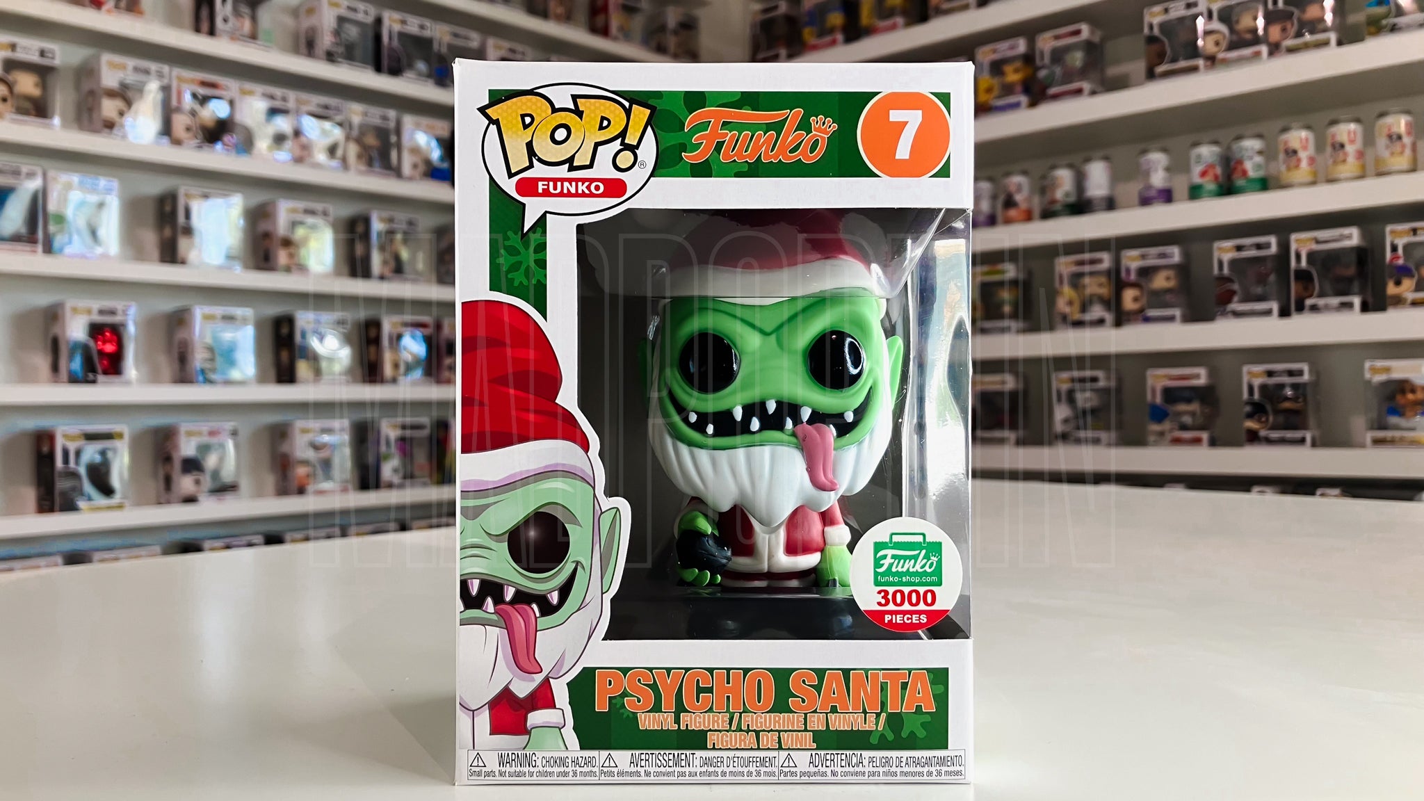 Funko Pop Psycho Santa Red FUnko-shop.com Limited Edition 3000 pcs 7