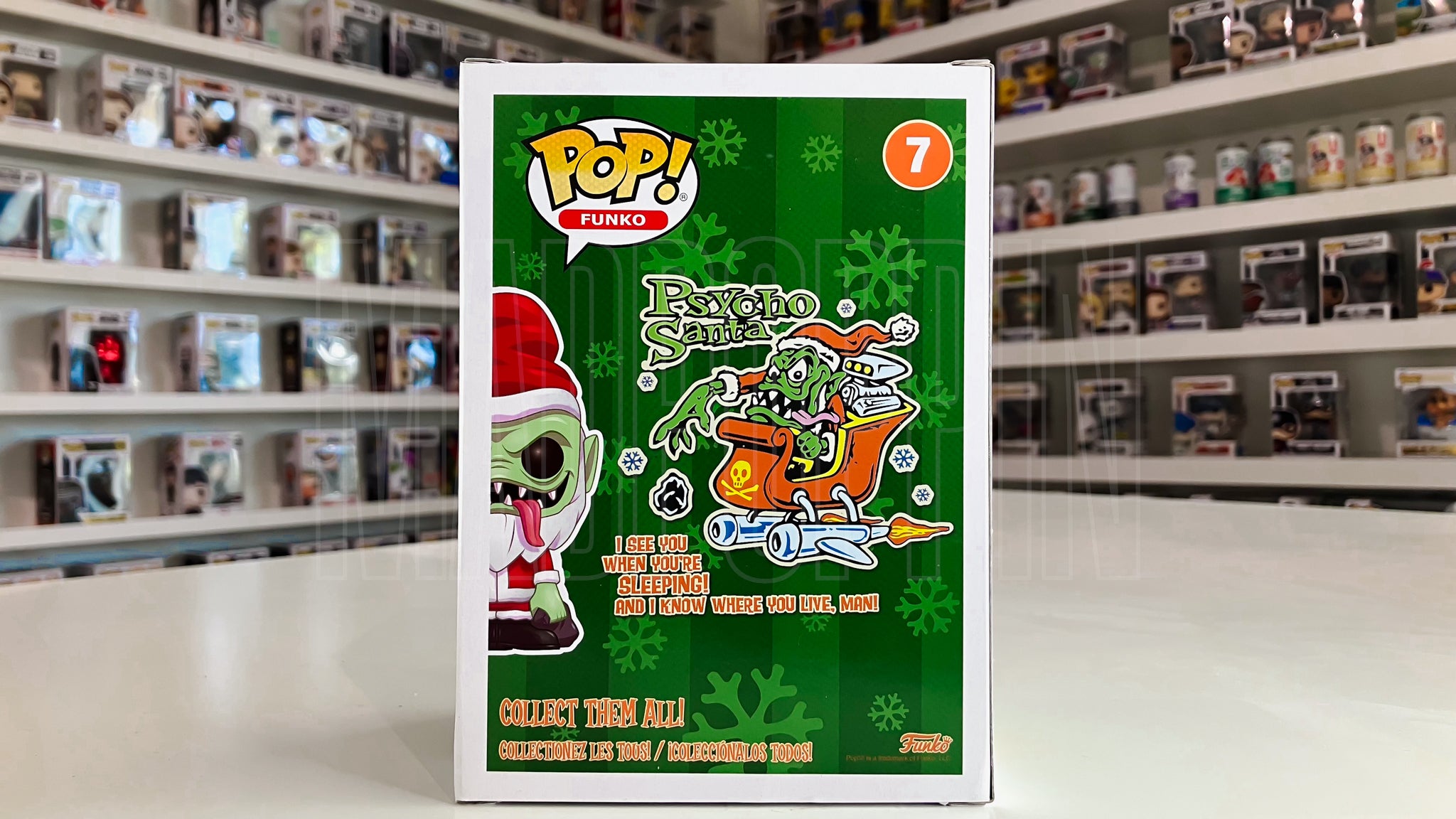 Funko Pop Psycho Santa Red FUnko-shop.com Limited Edition 3000 pcs 7