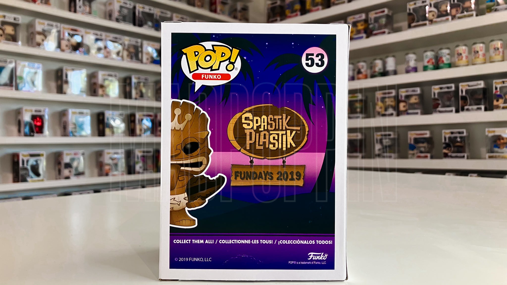 Funko Pop Spastik Plastik Fundays 2019 Shocka Rocka Purple SDCC 1600pcs 53