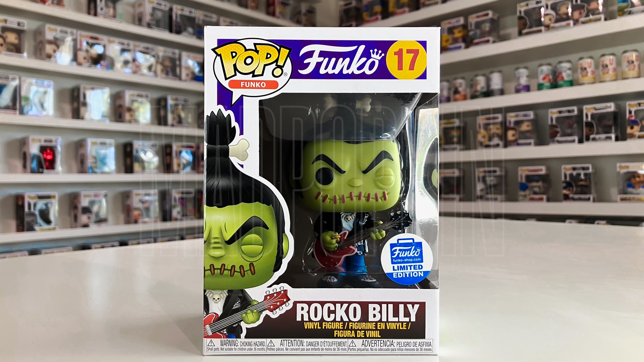 Funko Pop Rocko Billy Funko-shop.com Limited Edition 20 Years Funniversary 17