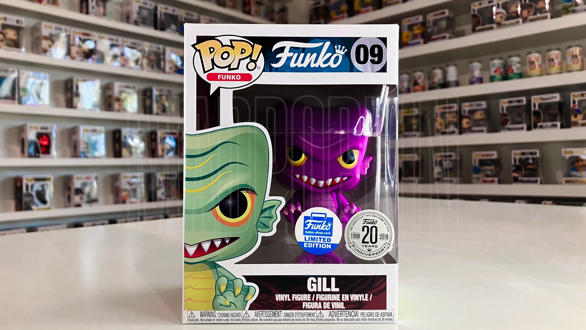Funko Pop Gill Purple Funko-shop.com Limited Edition 20 Years Funniversary 09
