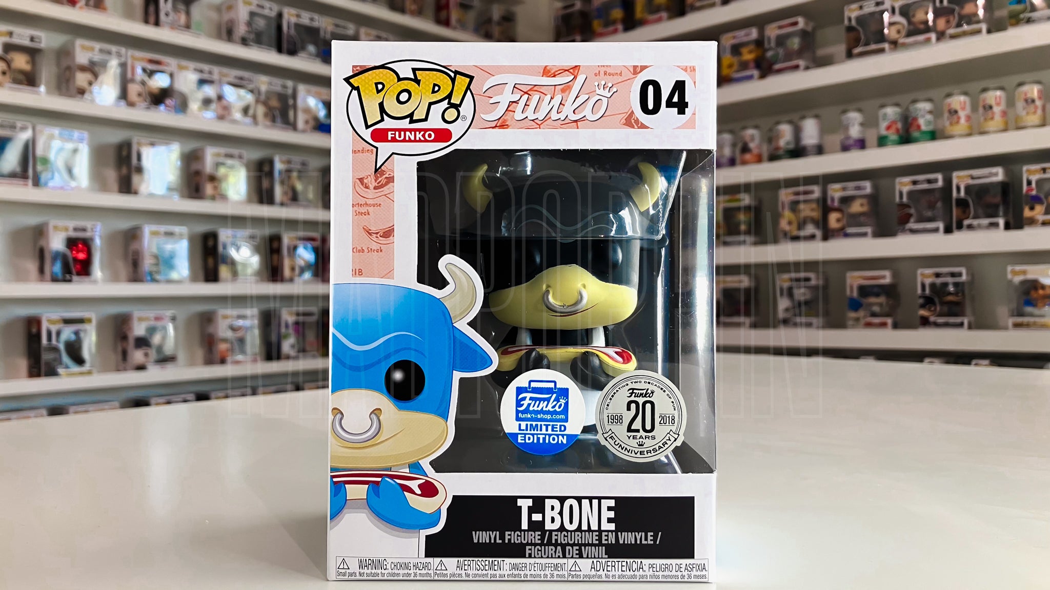Funko Pop Spastik Plastik T-Bone Black Funko-shop.com 20 Years Anniversary 04