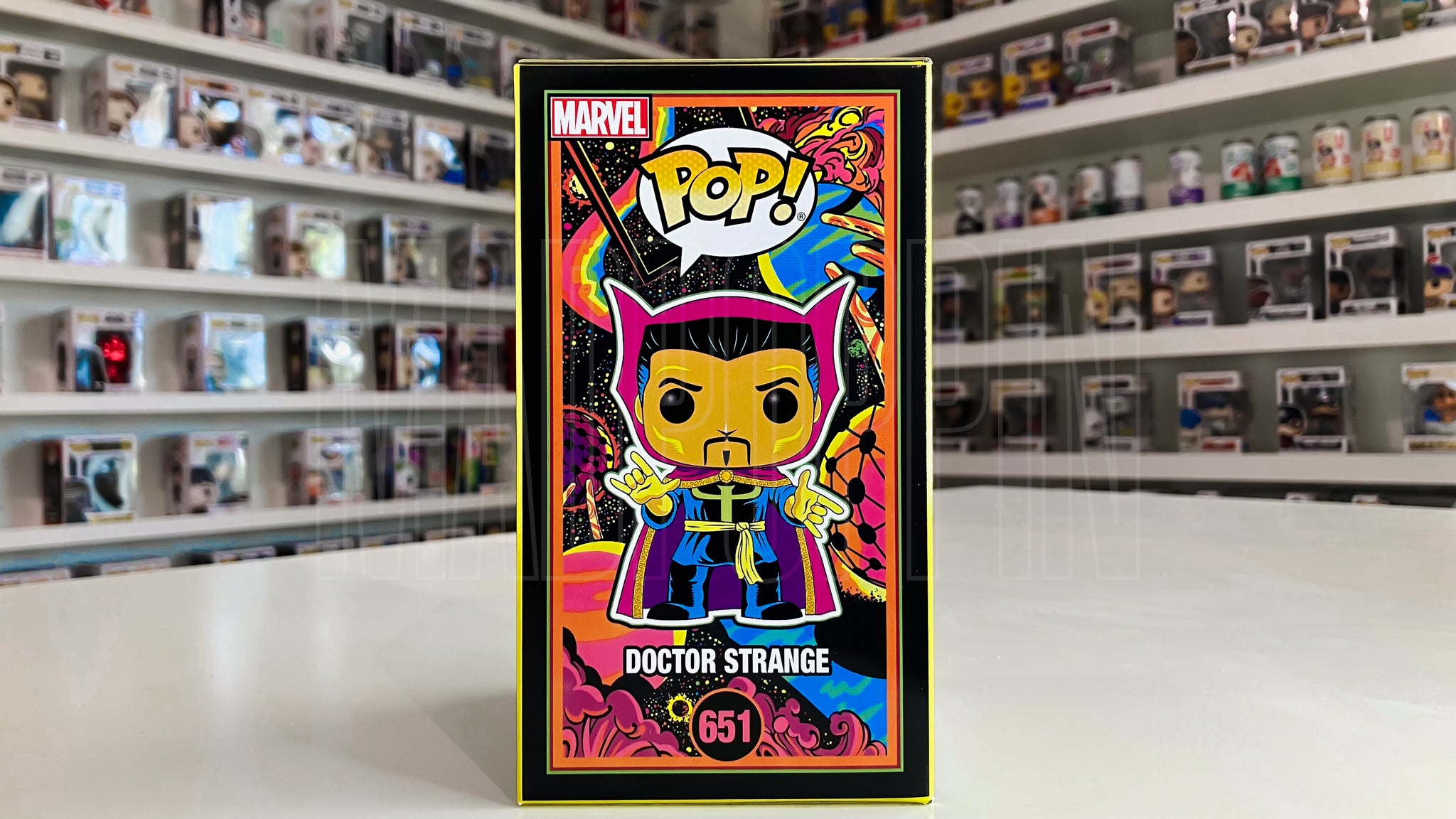 Funko Pop Marvel Doctor Strange Black Light Target Exclusive 651
