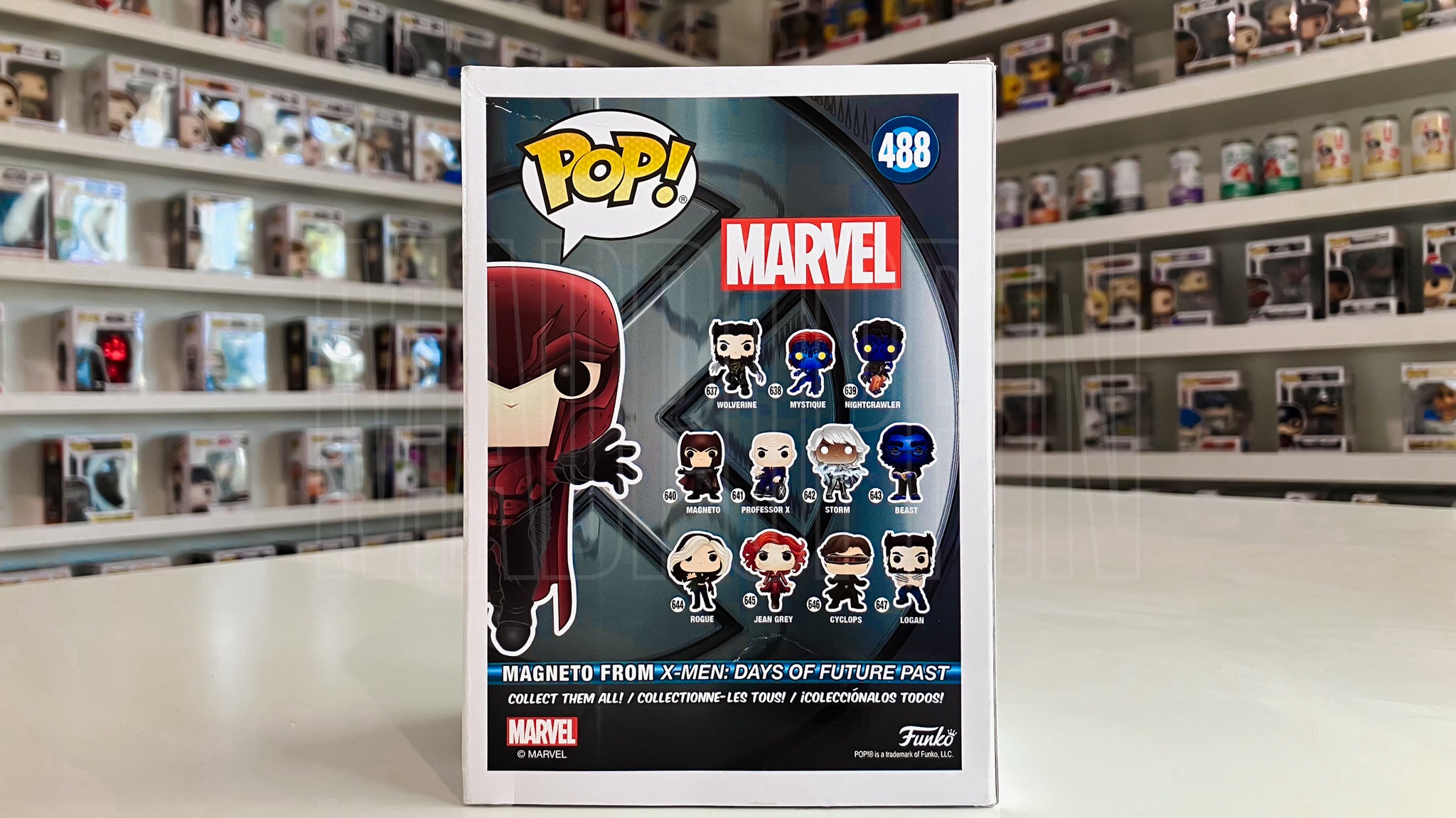 Funko Pop Marvel Magneto Levitating X-Men Walmart Exclusive 488