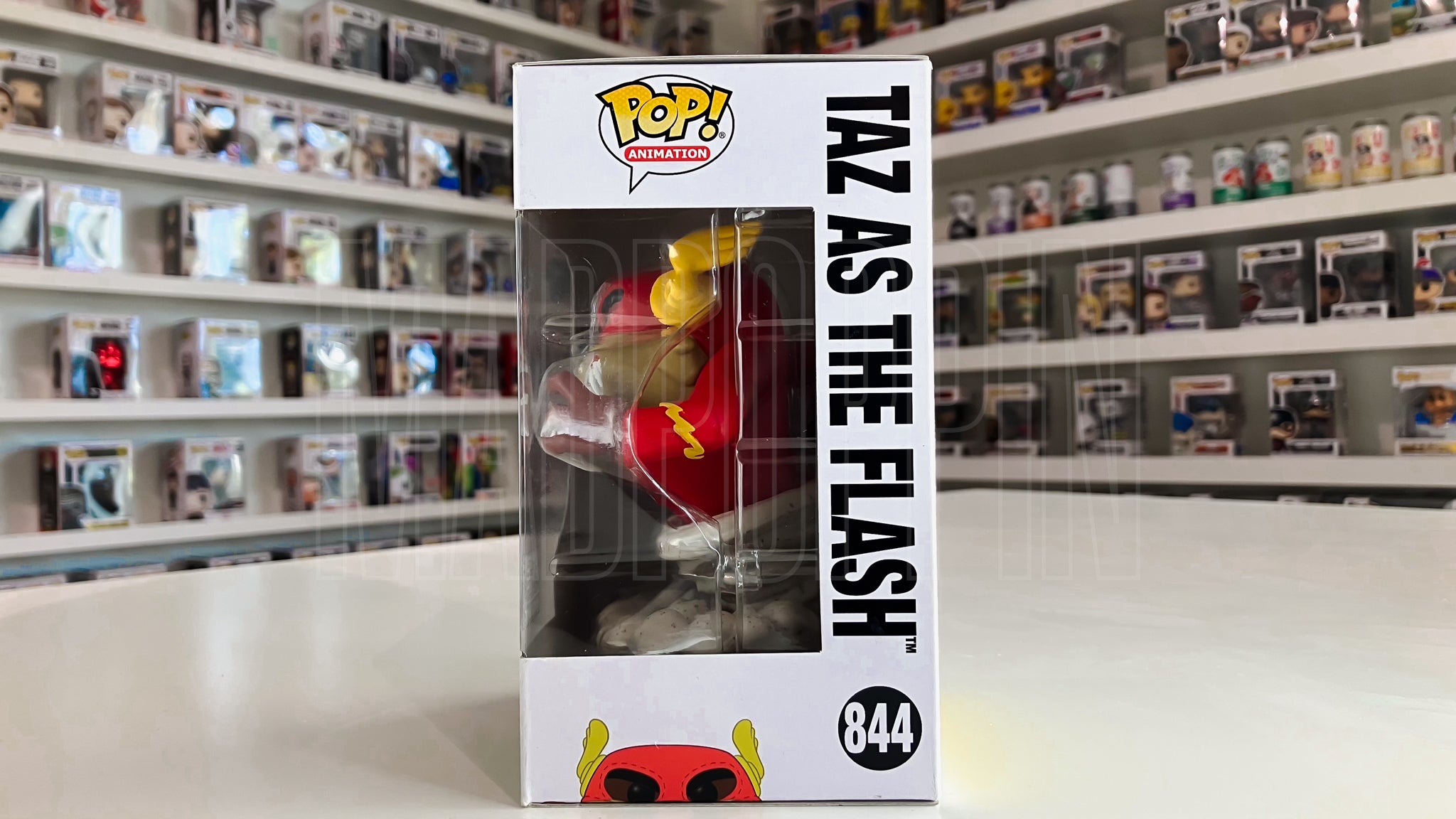 Funko Pop DC x Loony Tunes Taz the Tasmanian Devil as the Flash FYE Exclusive 844