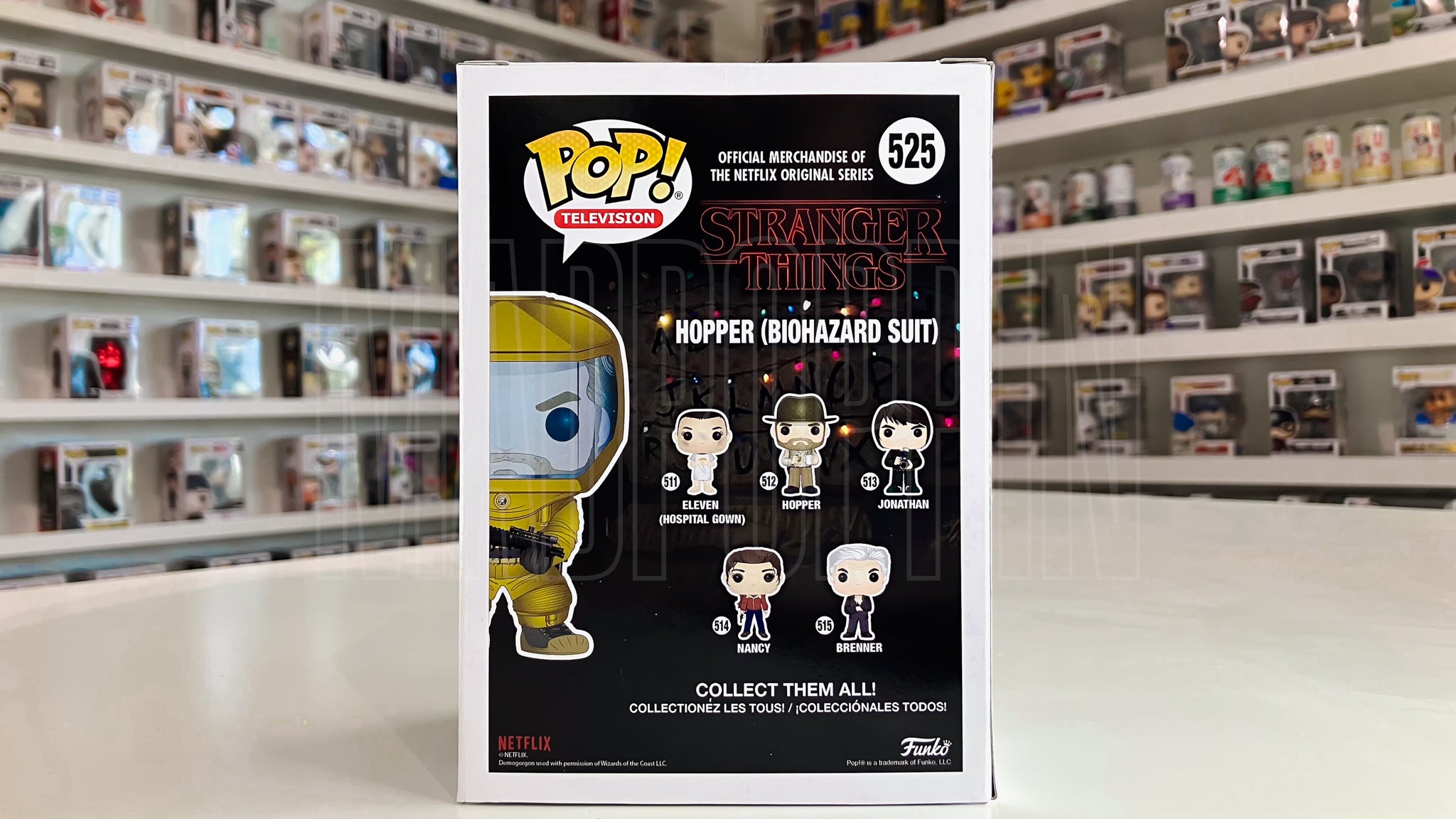 Funko Pop TV Stranger Things Hopper Biohazard Suit Hot Topic Exclusive 525