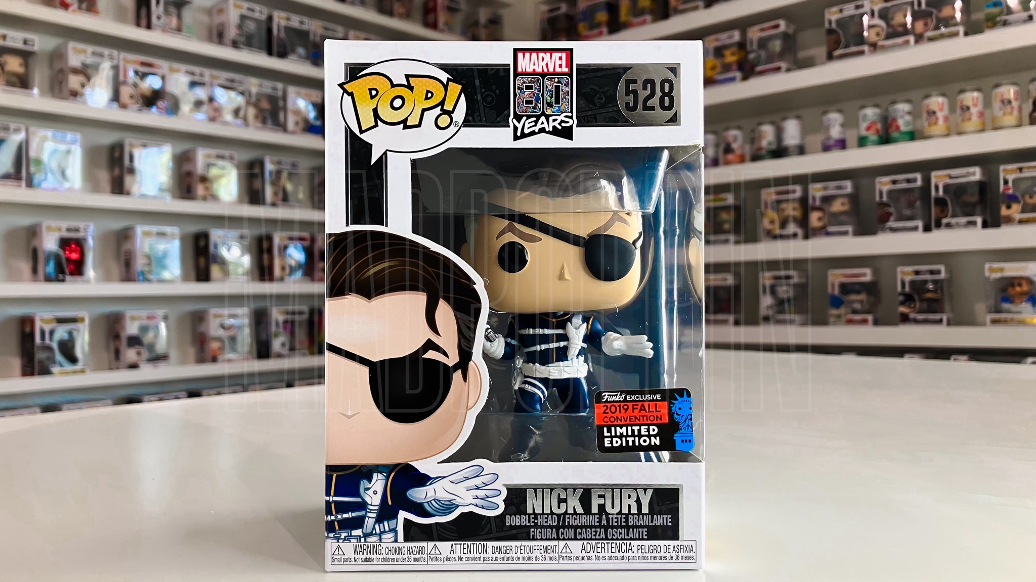 Funko Pop Marvel 80 Years Nick Fury First Appearance Fall Convention NYCC 528