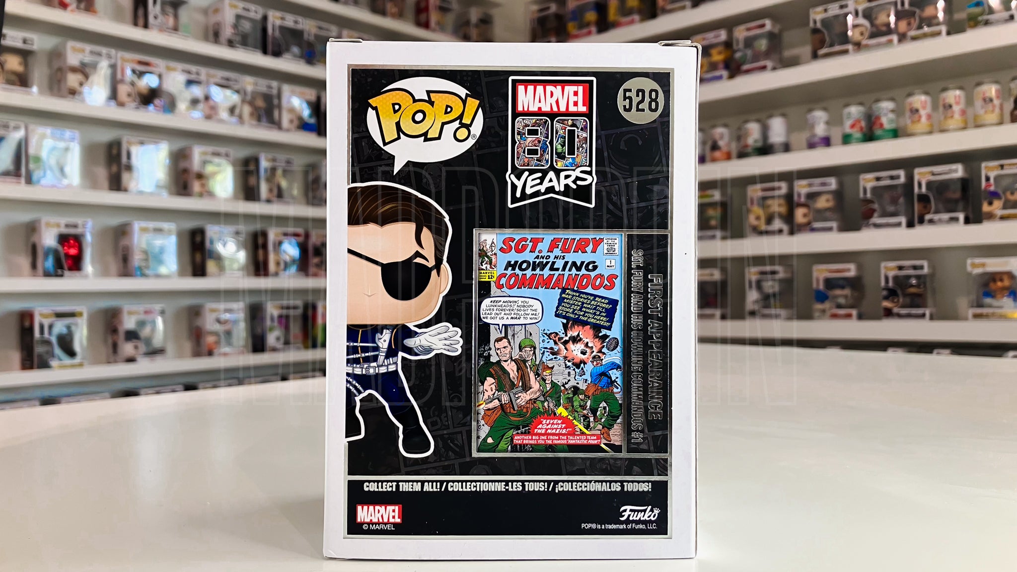 Funko Pop Marvel 80 Years Nick Fury First Appearance Fall Convention NYCC 528