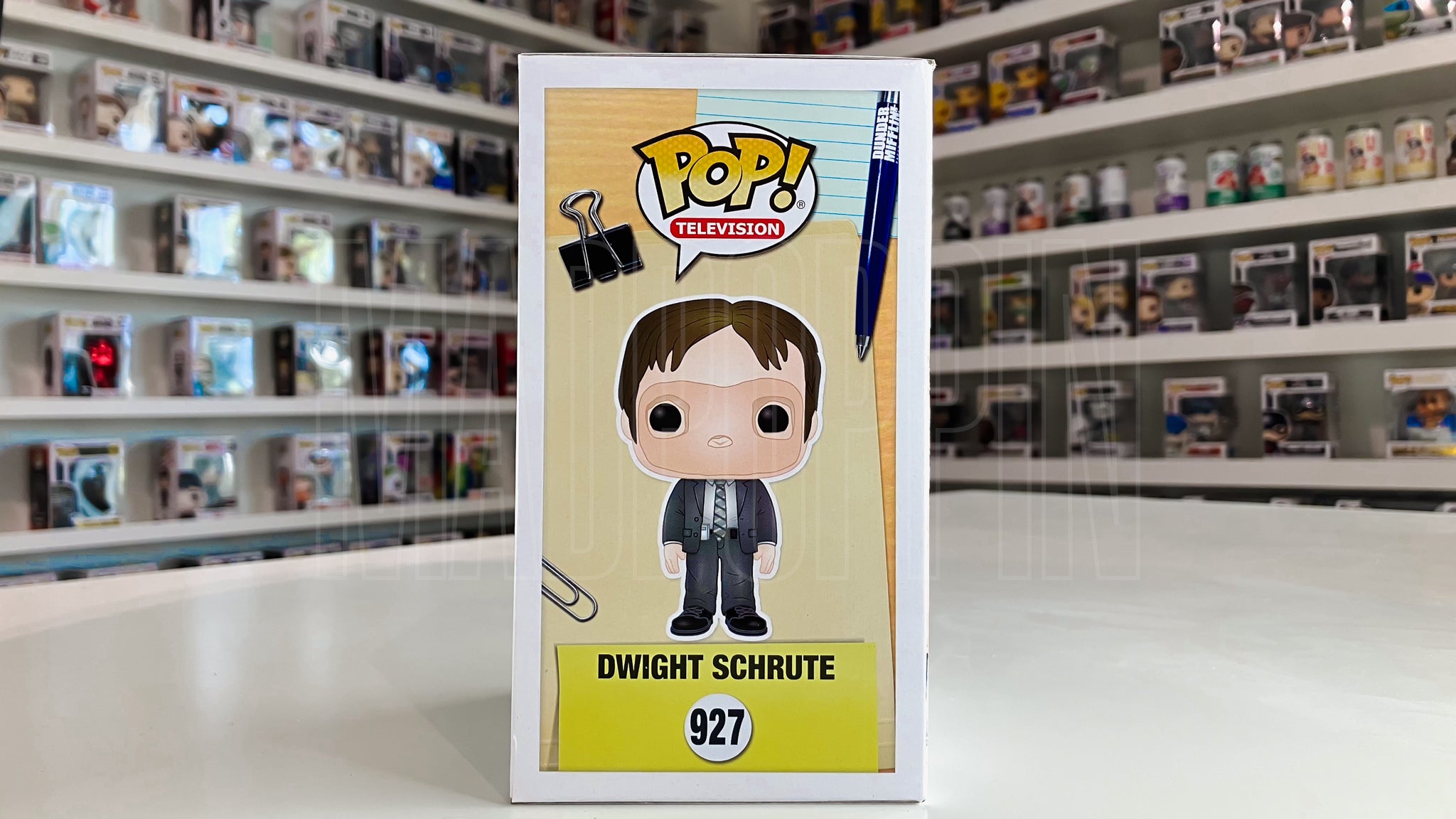 Funko Pop TV NBC The Office Dwight Schrute CPR Dummy Mask FYE Exclusive 927
