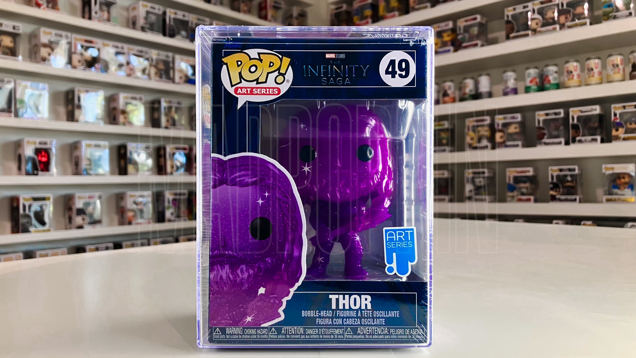 Funko Pop Art Series Marvel Studios Thor Power Stone The Infinity Saga 49
