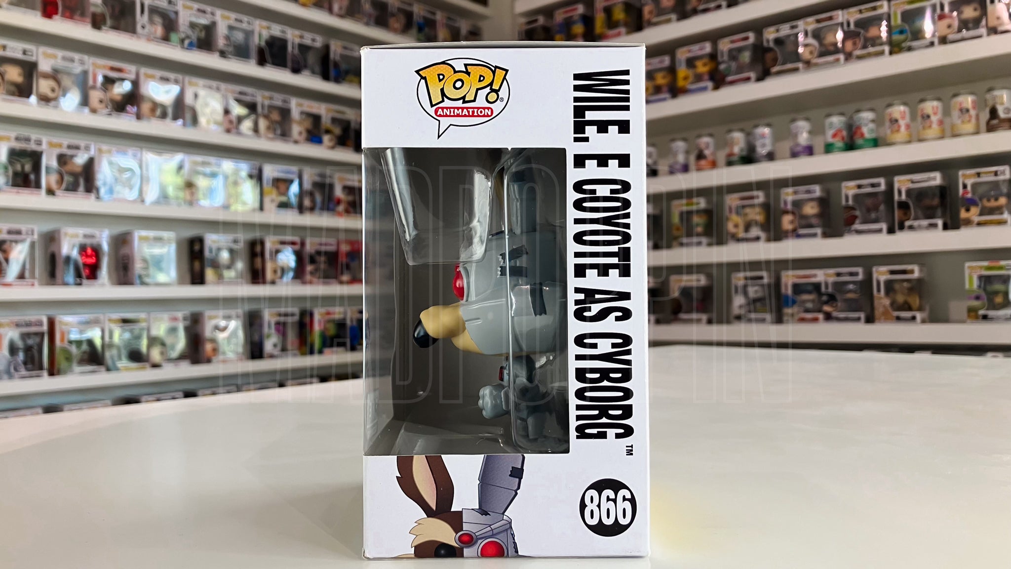 Funko Pop DC x Looney Tunes Animation Wile E. Coyote as Cyborg FYE Exclusive 866