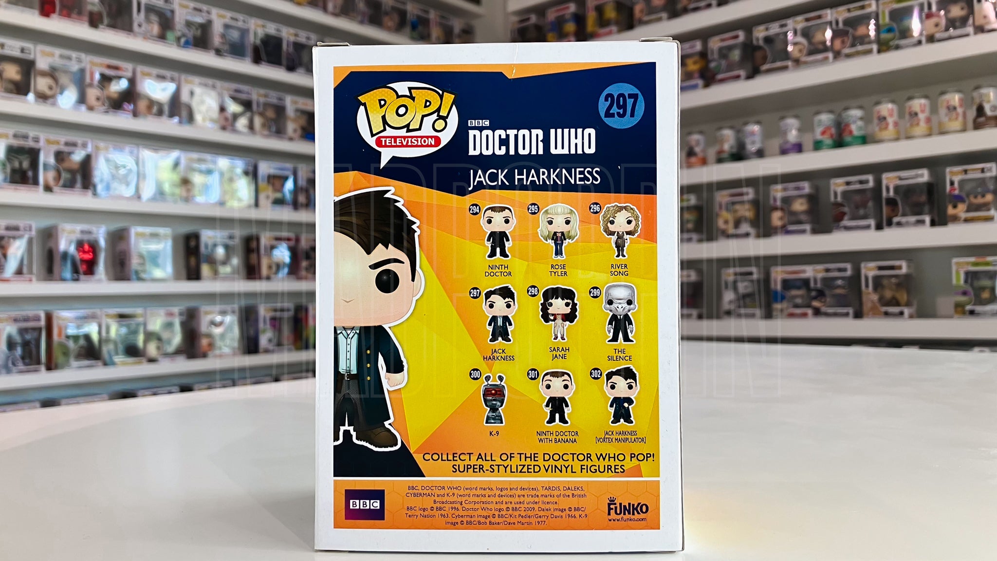 Funko Pop TV BBC Doctor Who Jack Harkness Vaulted 297
