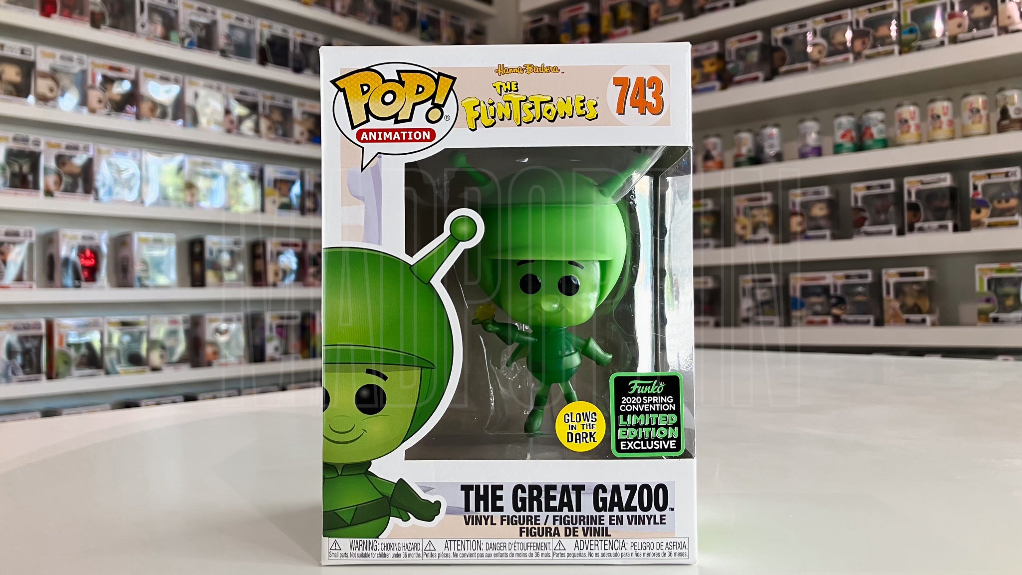 Funko Pop The Flintstones The Great Gazoo Glow Spring Convention ECCC 743