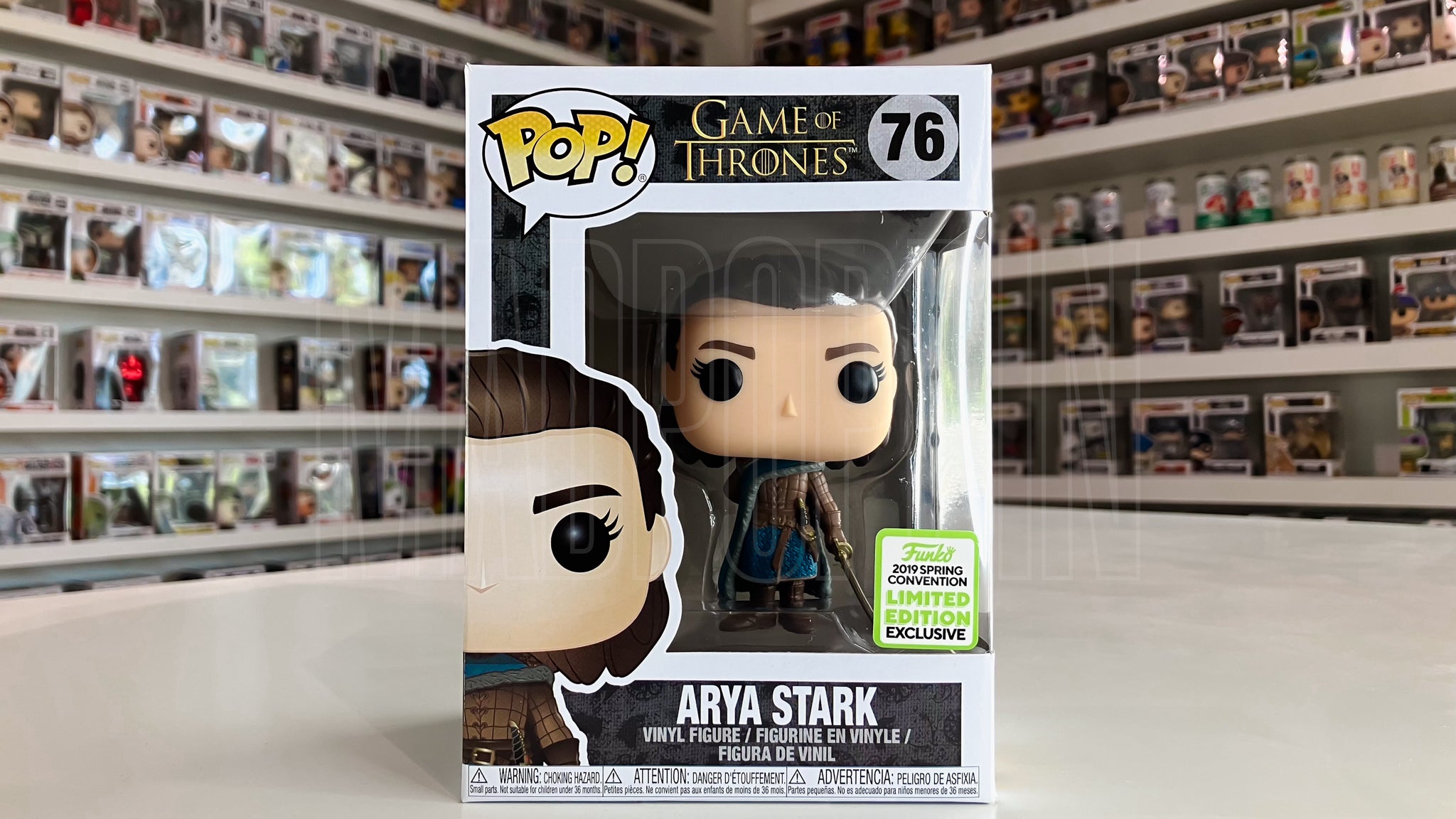 Funko Pop HBO Game of Thrones Arya Stark w/ Needle Spring Convention ECCC 76
