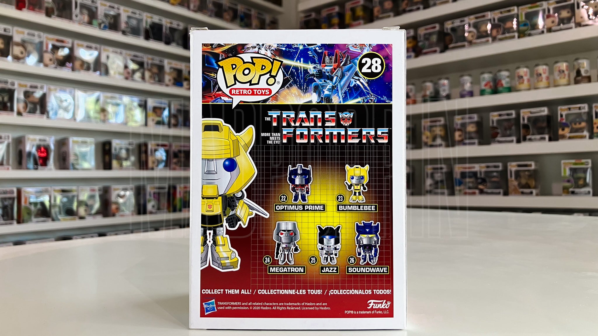 Funko Pop Retro Toys Transformers Bumblebee Transforming Target Exclusive 28