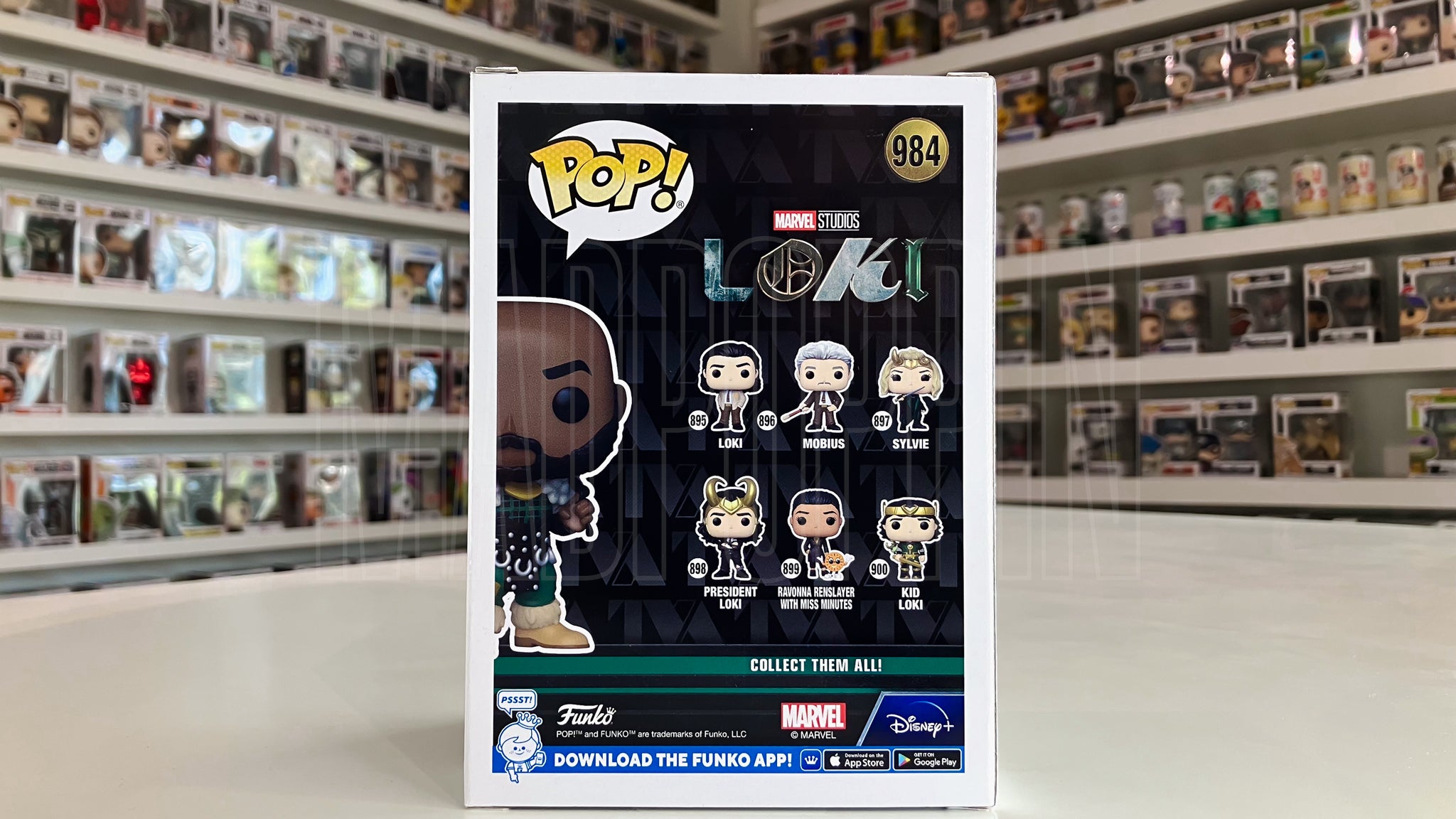 Funko Pop Marvel Studios Loki Boastful Loki Variant Wonderous Convention 984