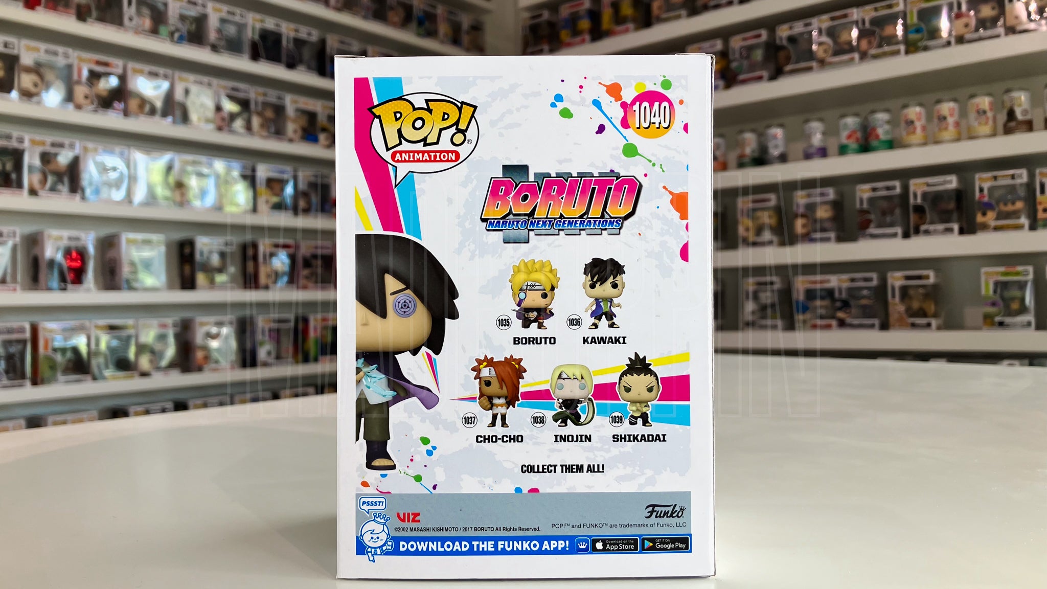 Funko Pop Anime Boruto Naruto Next Generations Sasuke Glow Chase Chalice 1040
