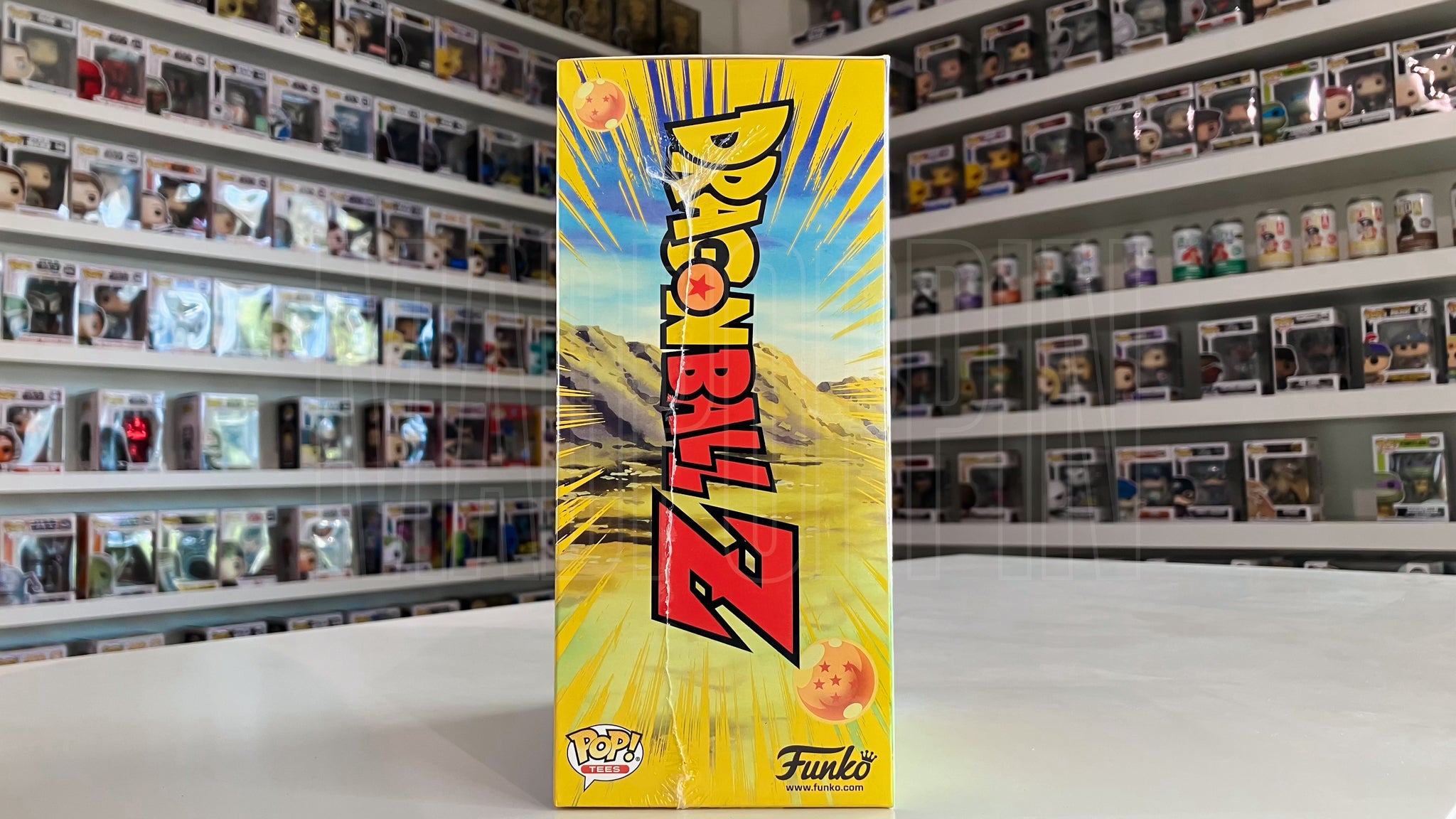 Funko Pop Anime Dragon Ball Z Vegeta Windy Metallic X-Large Tee BoxLunch 614