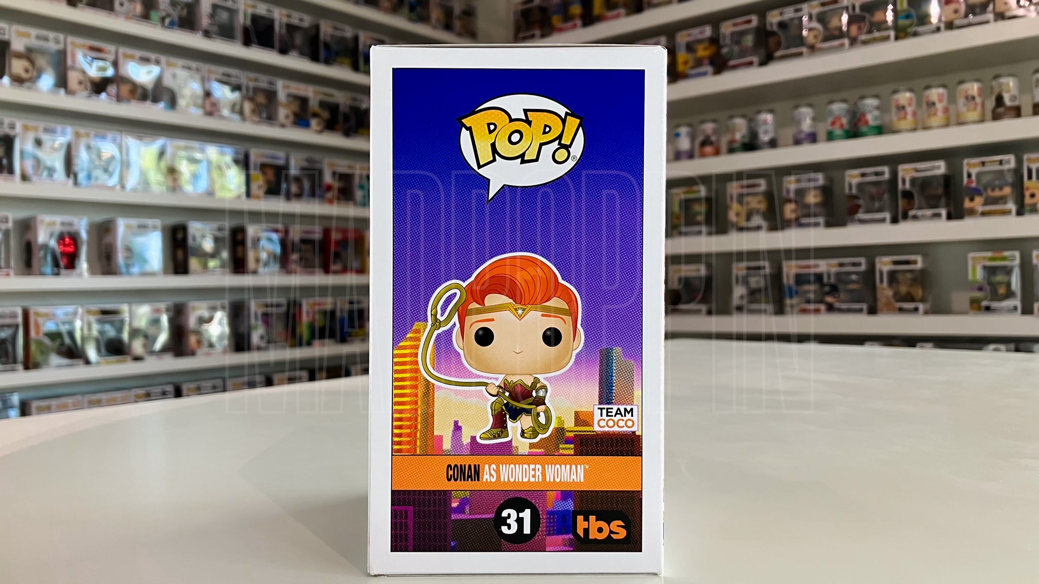 Funko Pop TV TBS DC Conan WW84 Conan as Wonder Woman Vaulted 31