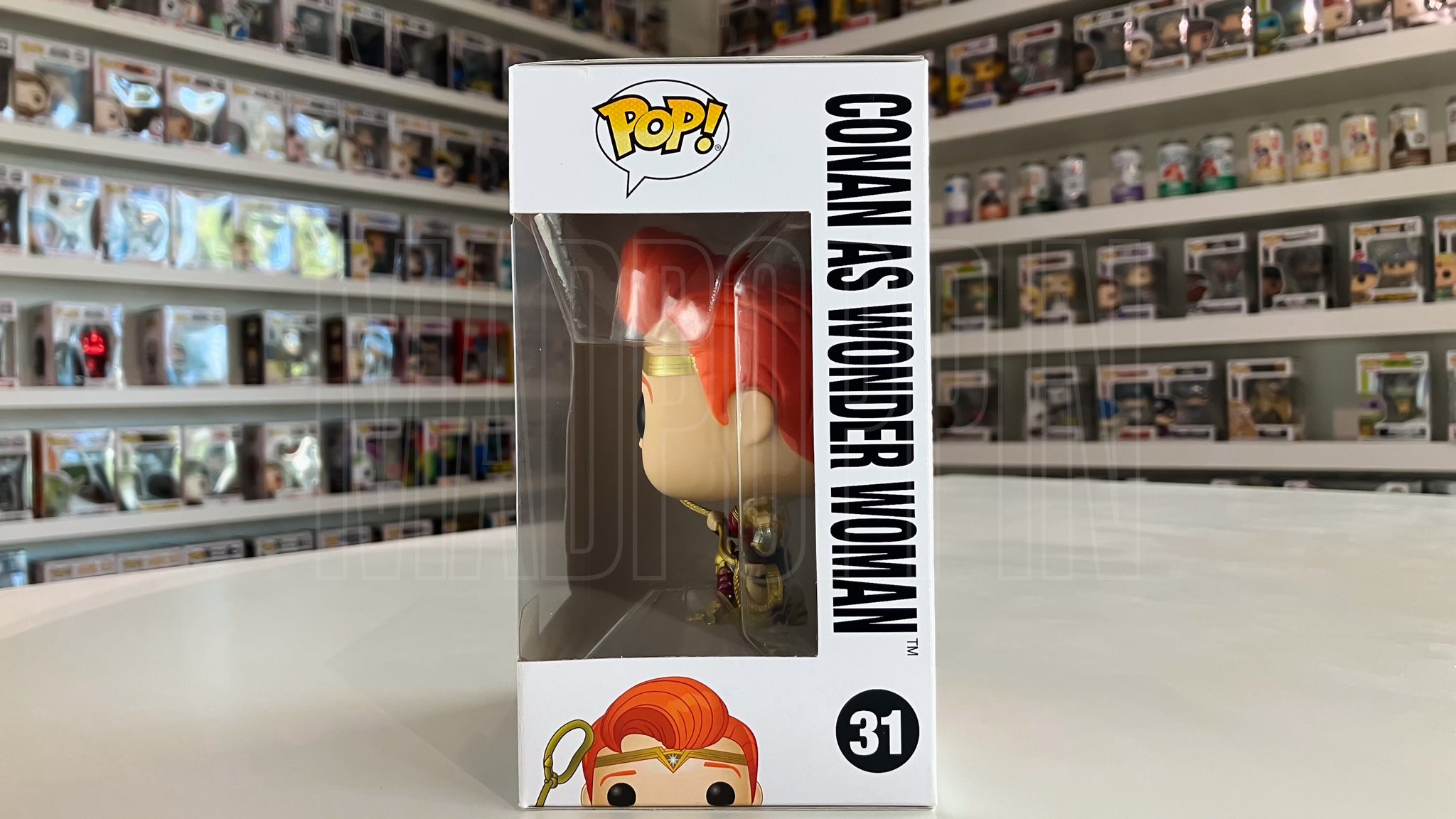 Funko Pop TV TBS DC Conan WW84 Conan as Wonder Woman Vaulted 31