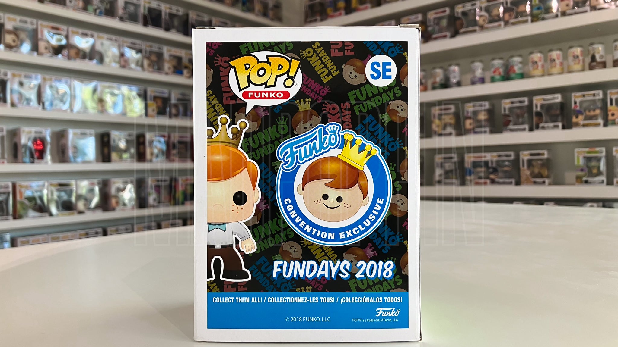 Funko Pop Fundays Freddy Funko Pink Chrome 1000 pcs San Diego Comic Con SE