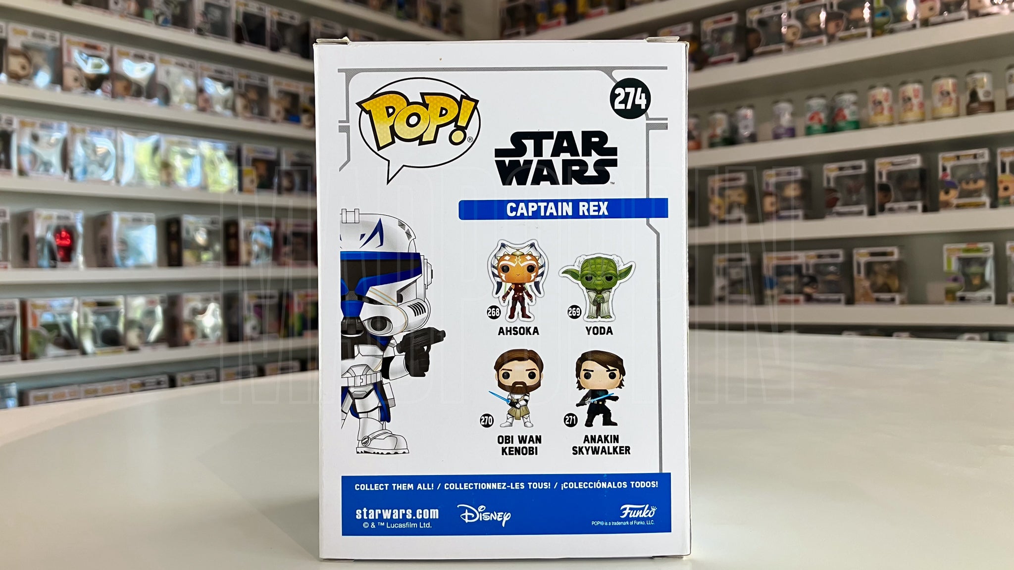 Funko Pop Star Wars The Clone Wars Captain Rex Fall Convention NYCC 274