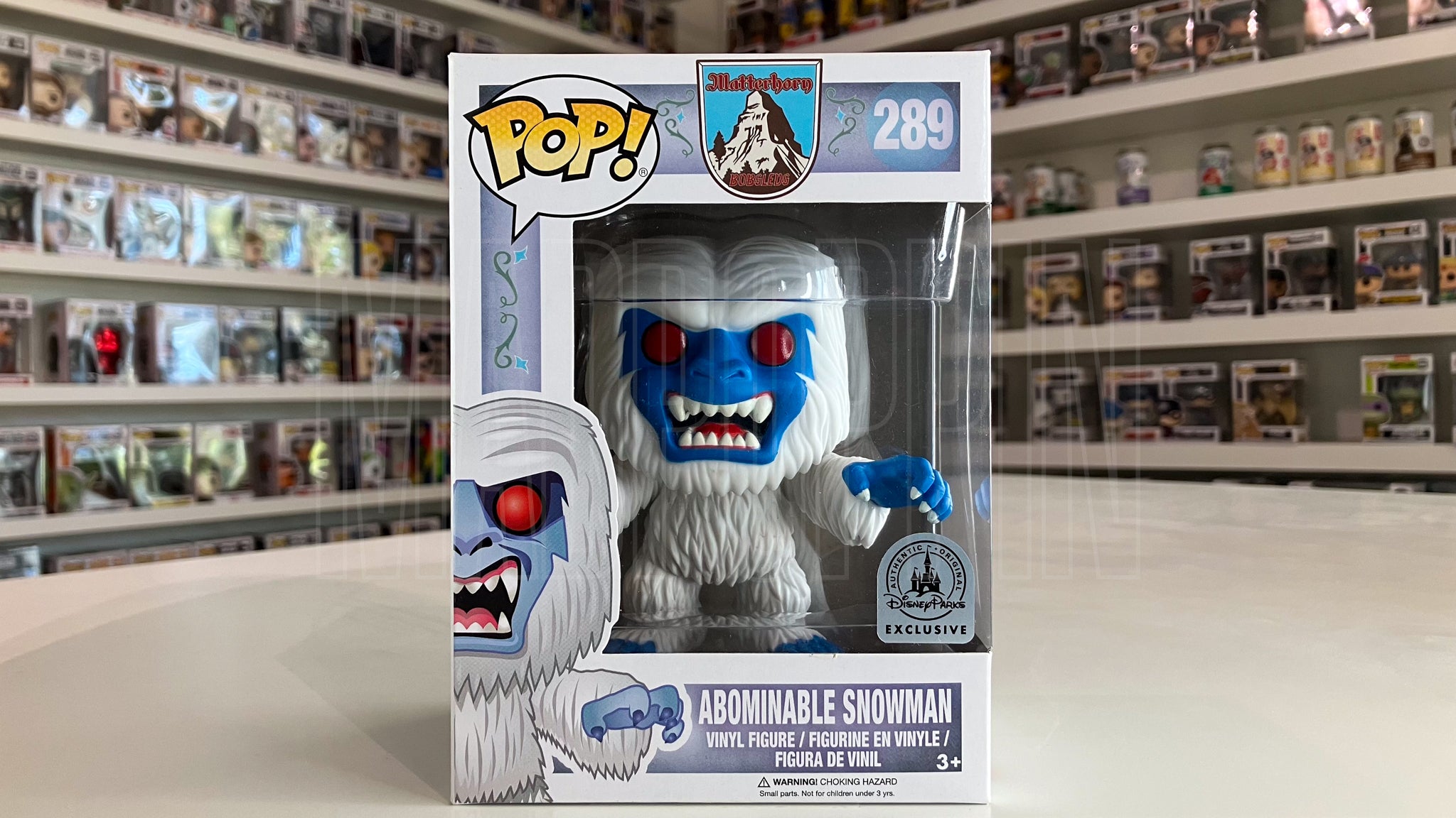Funko Pop Matterhorn Bobsleds Disney Parks Exclusive Abominable Snowman 289