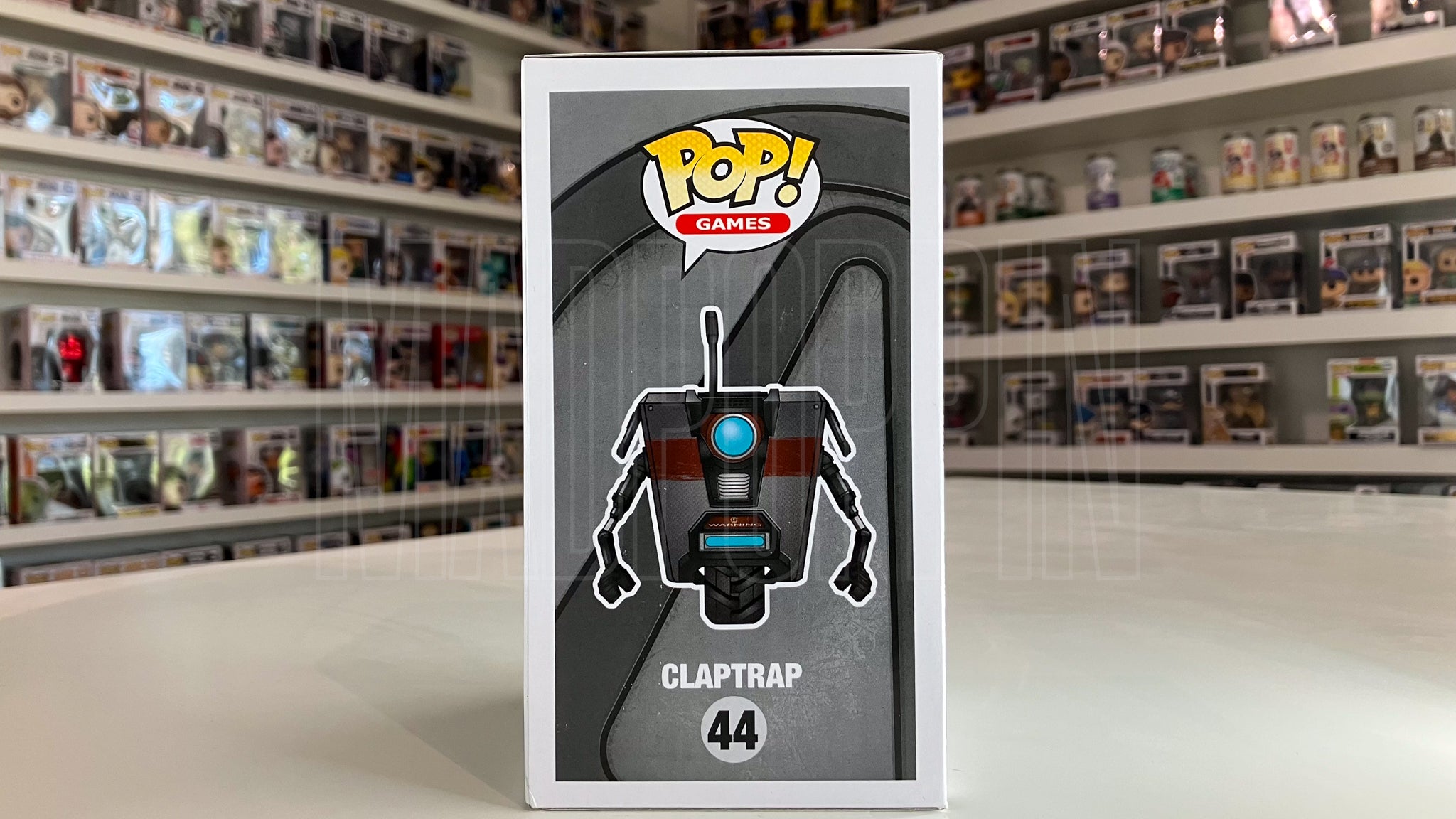 Funko Pop Games Borderlands Claptrap Gray GameStop Exclusive 44