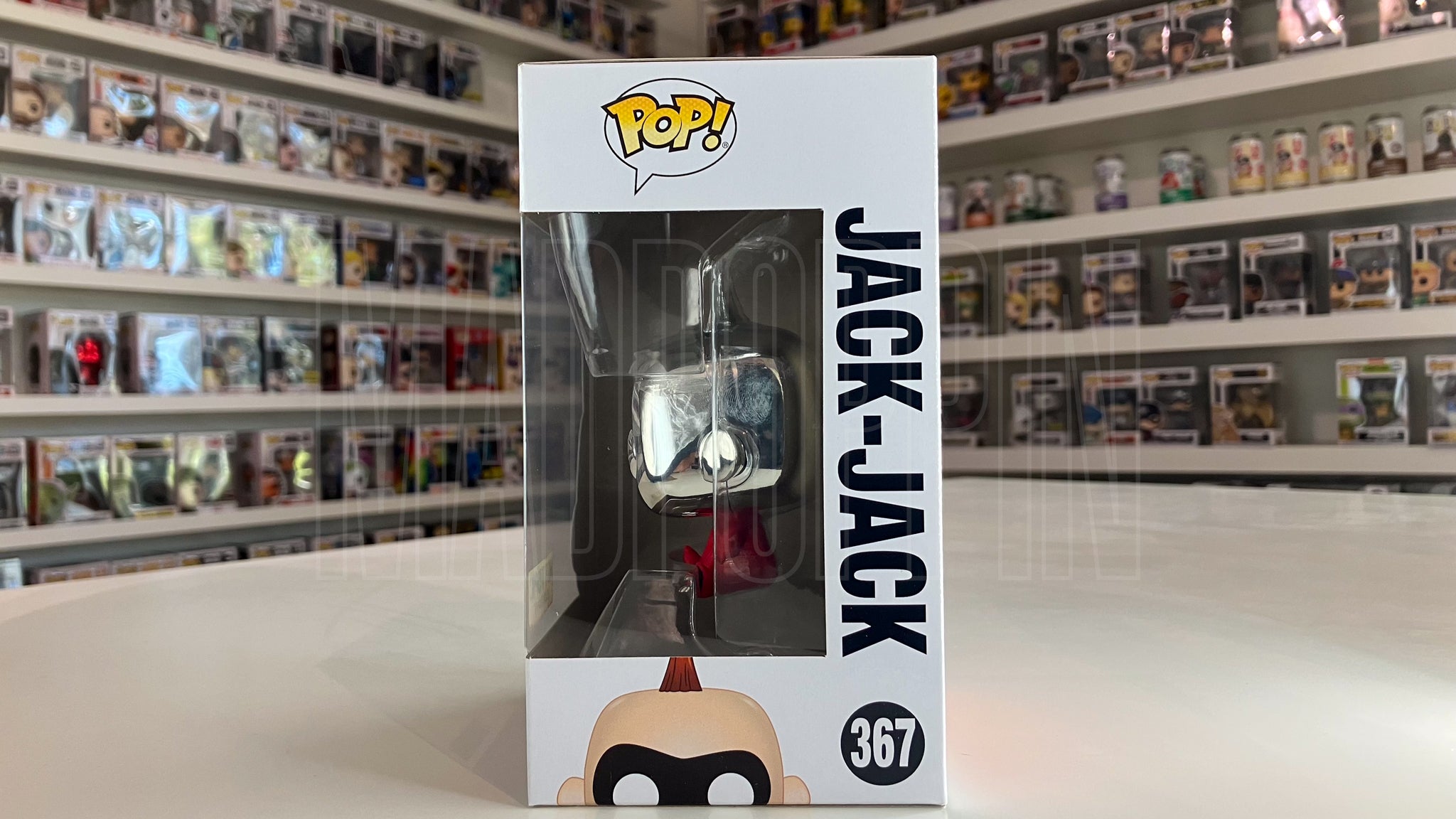 Funko Pop Disney Pixar Incredibles 2 Jack-Jack Chrome Hot Topic Exclusive 367