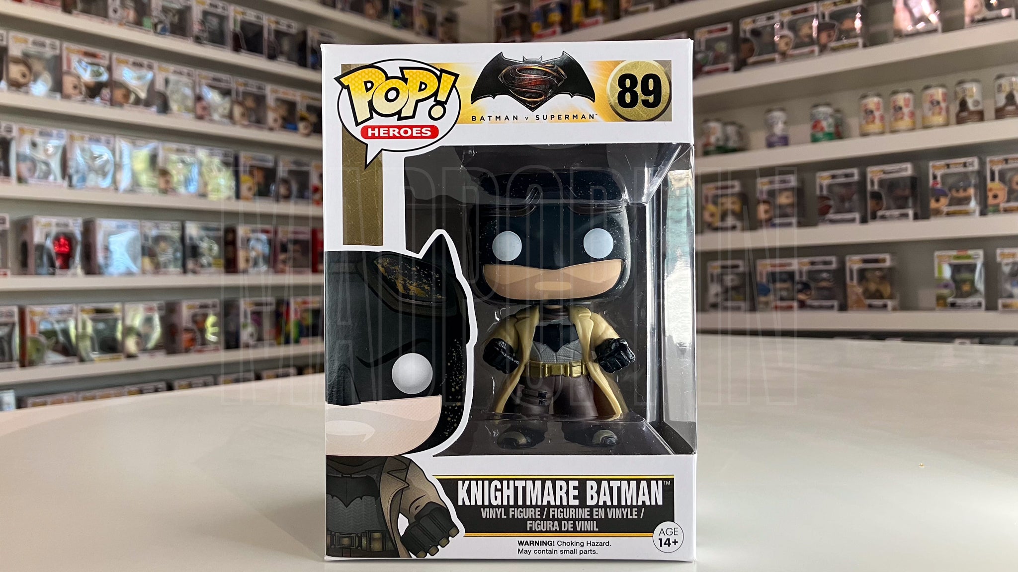 Funko Pop DC Batman v Superman Dawn of Justice Knightmare Batman Coat Vaulted 89