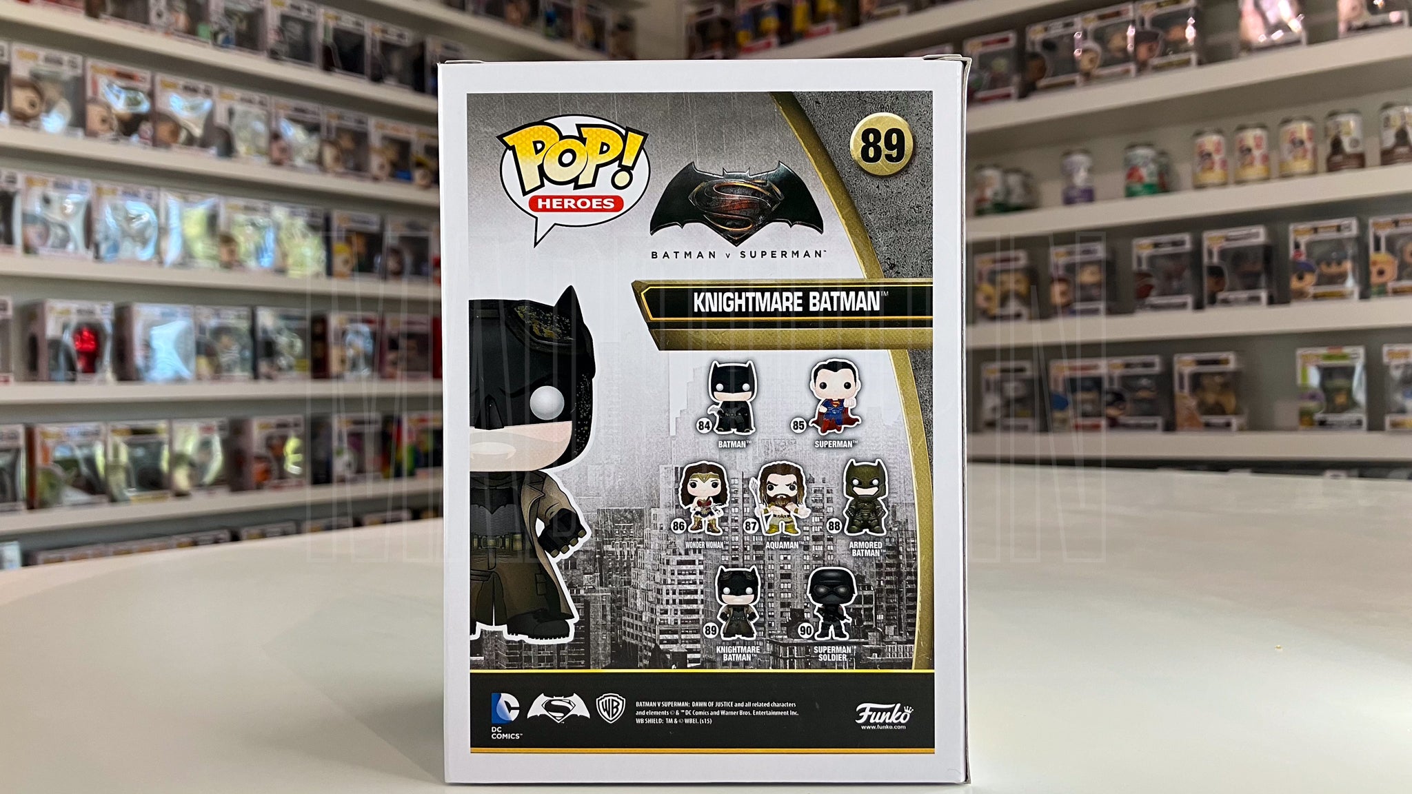 Funko Pop DC Batman v Superman Dawn of Justice Knightmare Batman Coat Vaulted 89
