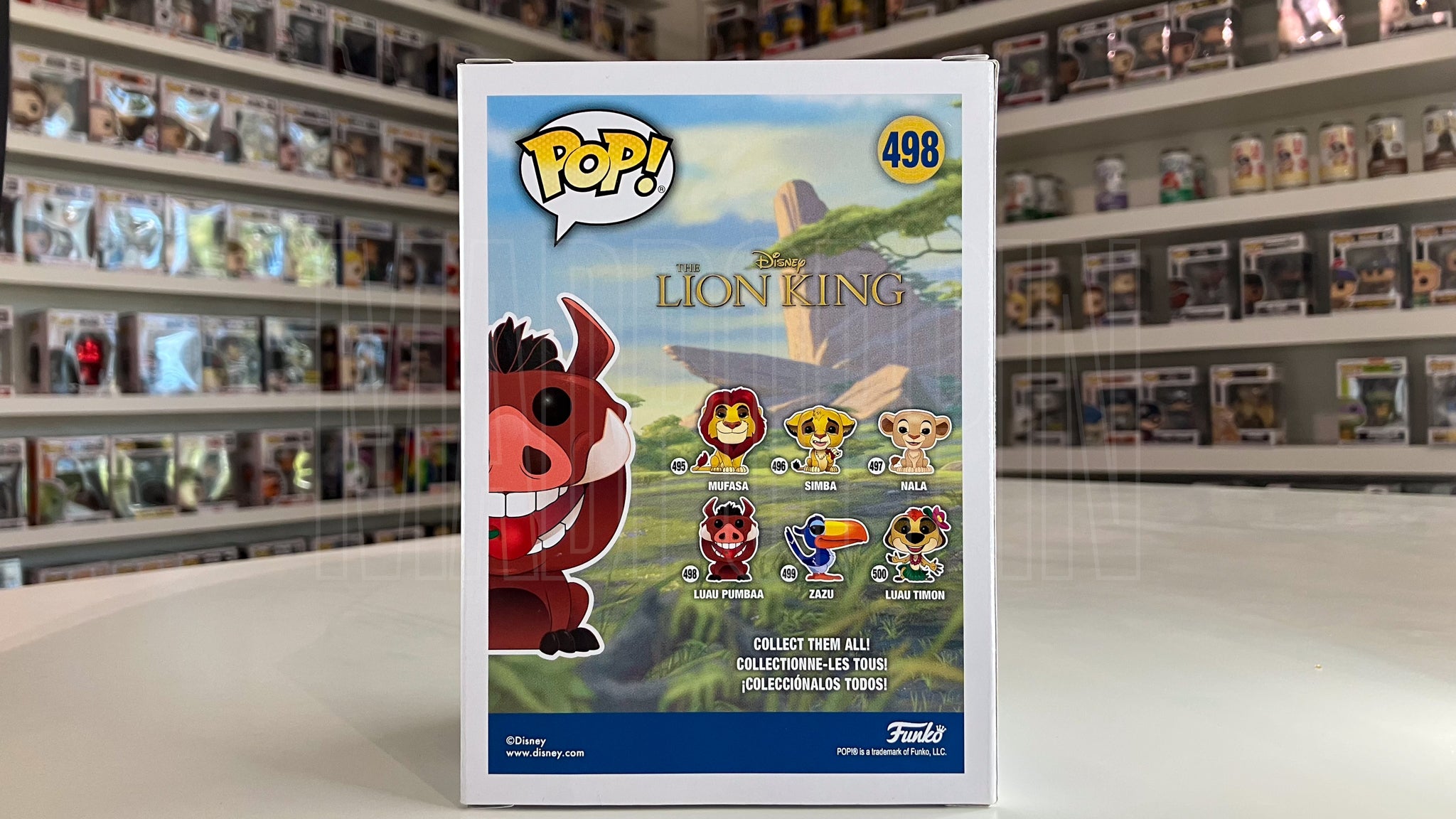 Funko Pop Disney The Lion King Luau Pumbaa 498