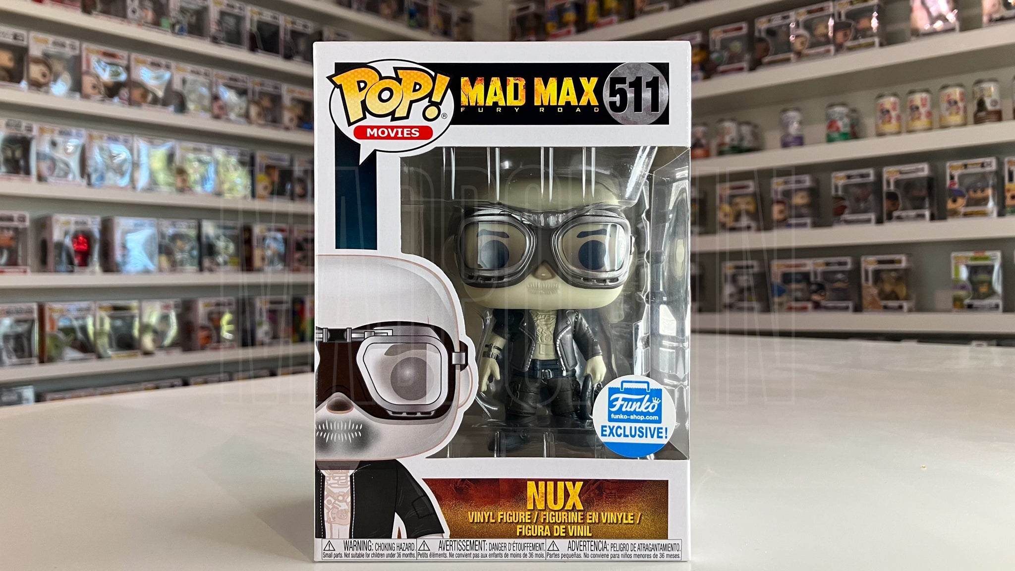 Funko Pop Mad Max Fury Road Nux Goggles Funko-Shop.com Exclusive 511